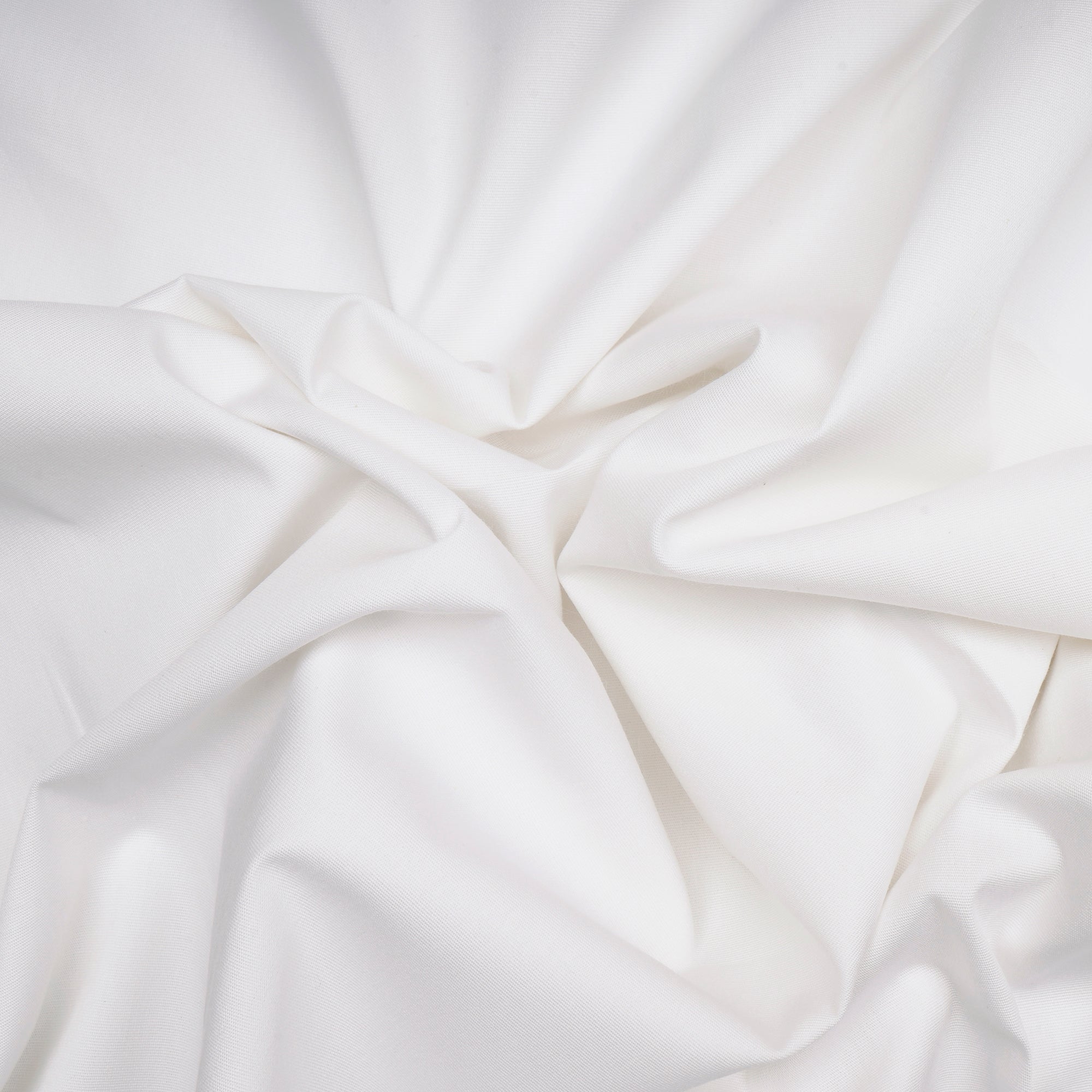 White Dyeable Plain Mill Made Cotton Poplin Lycra Fabric