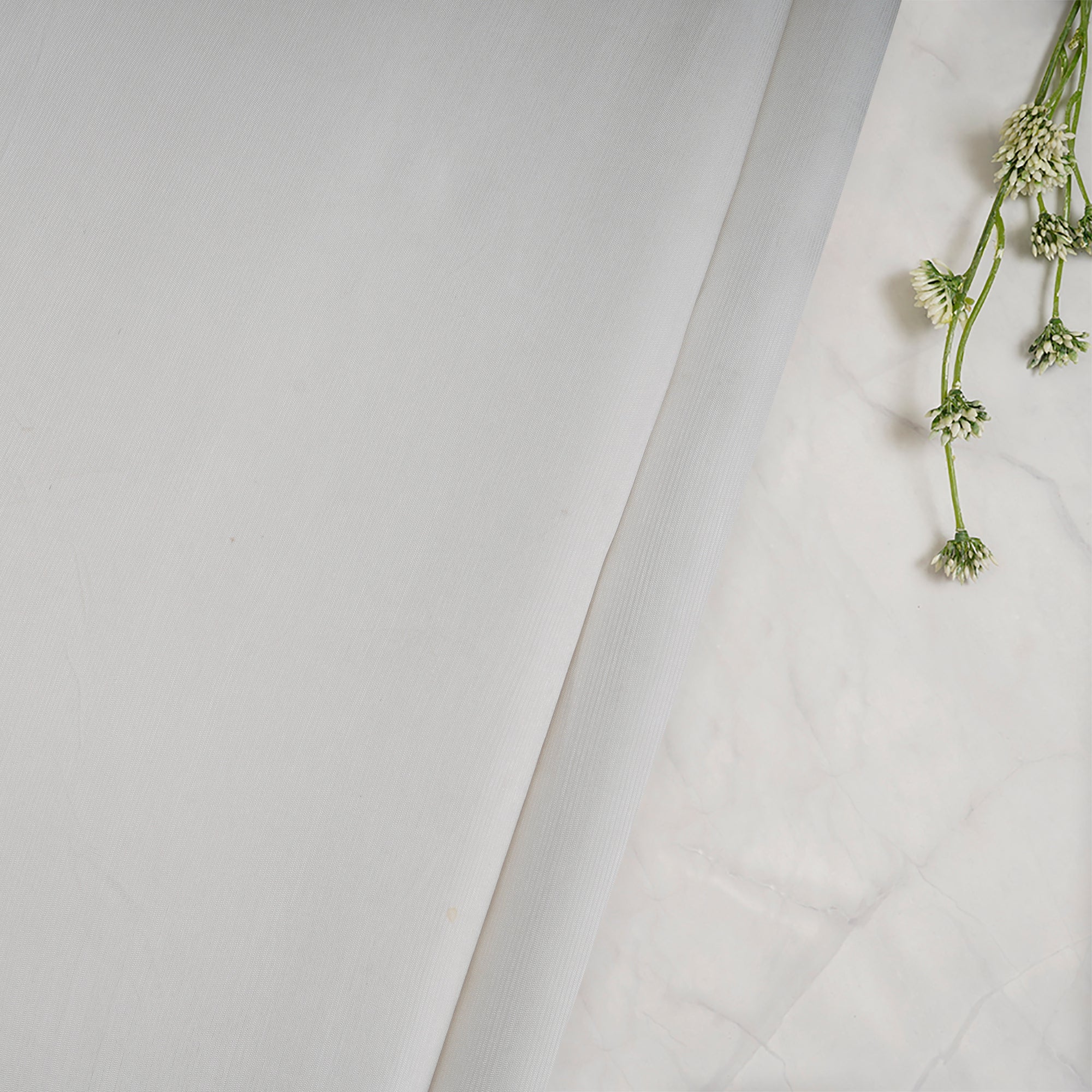 White Color Viscose Slub Dyebale Fabric