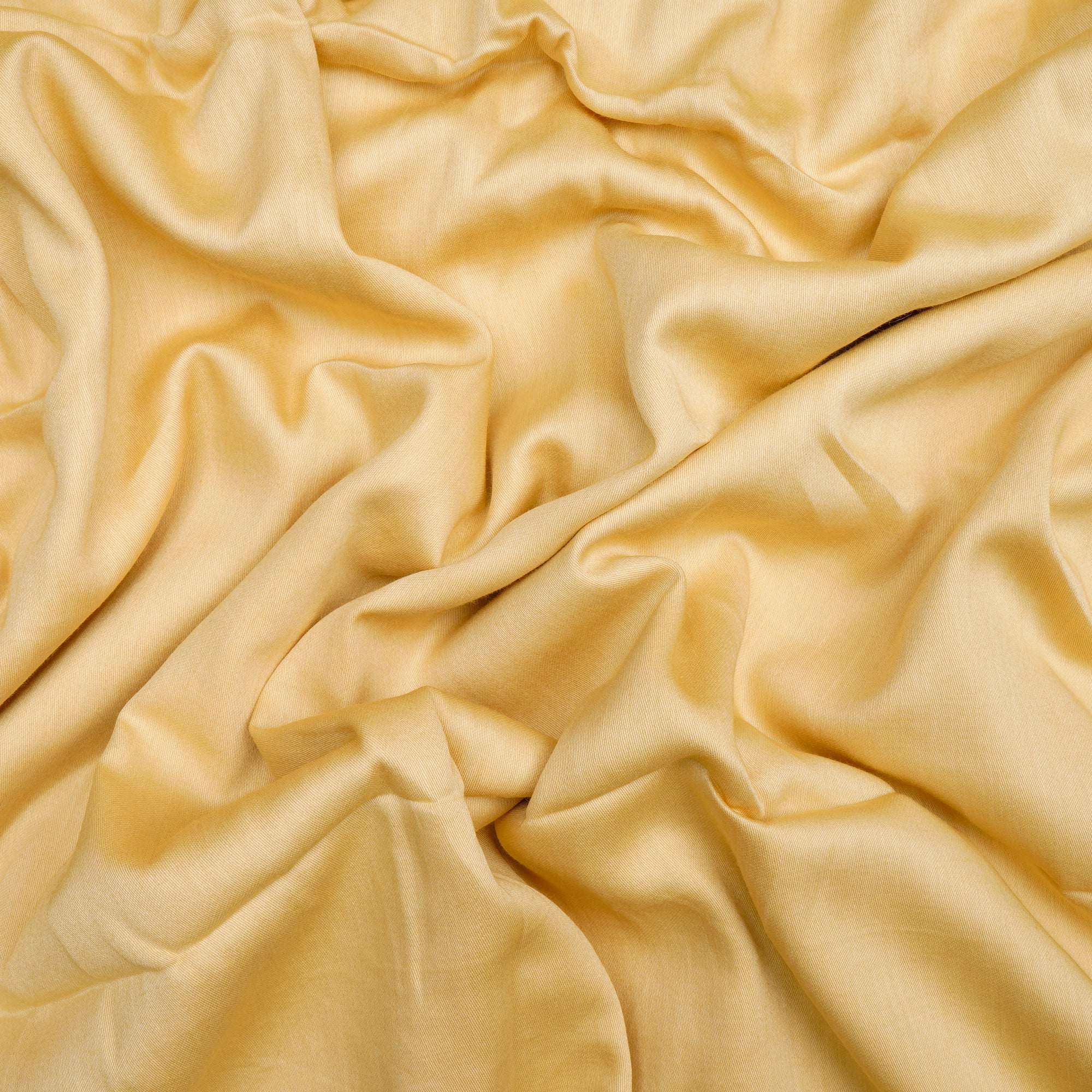 Cream 80's Plain Cotton Satin Fabric