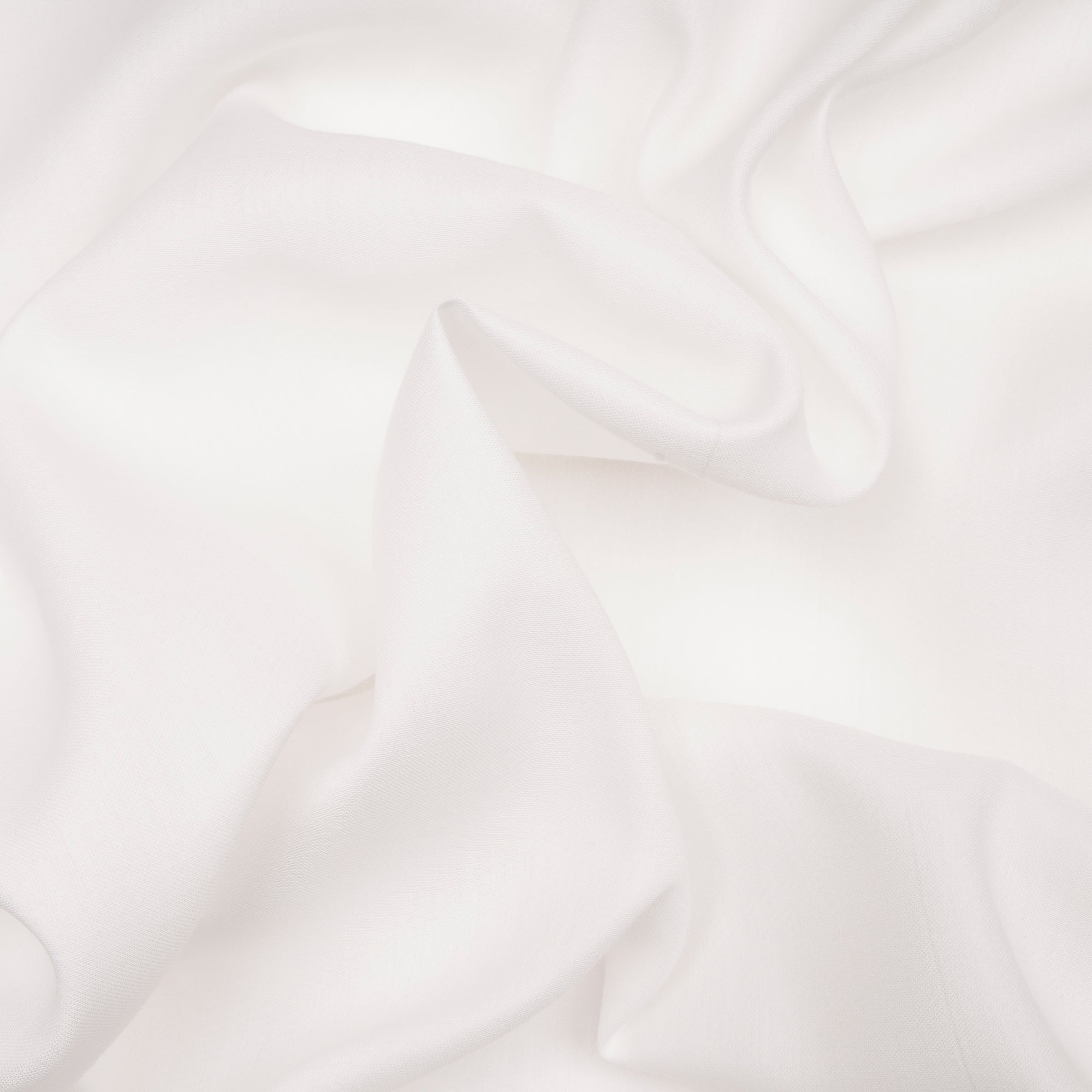 White Plain Dyeable 80's Plain Cotton Satin Fabric