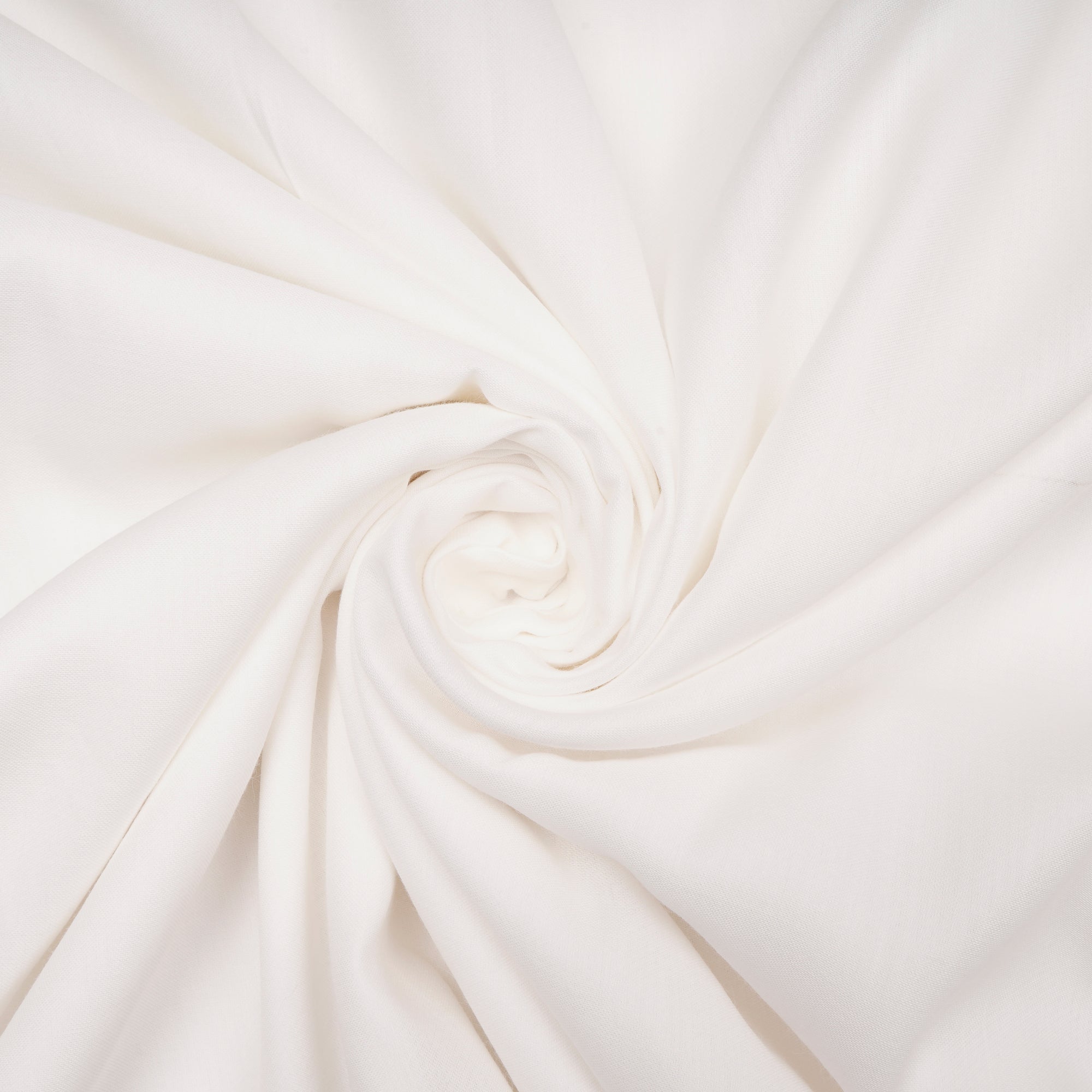 White Plain Dyeable 80's Plain Cotton Satin Fabric