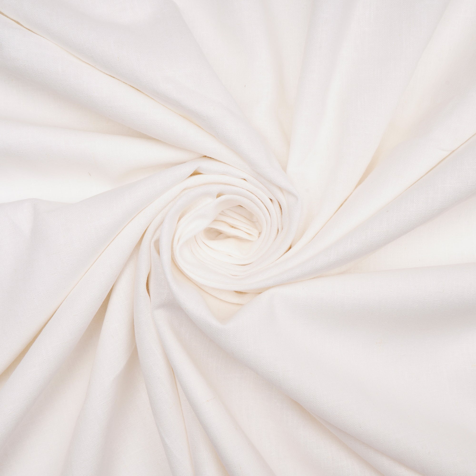 White Dyeable Mill Made Plain Viscose Linen Fabric