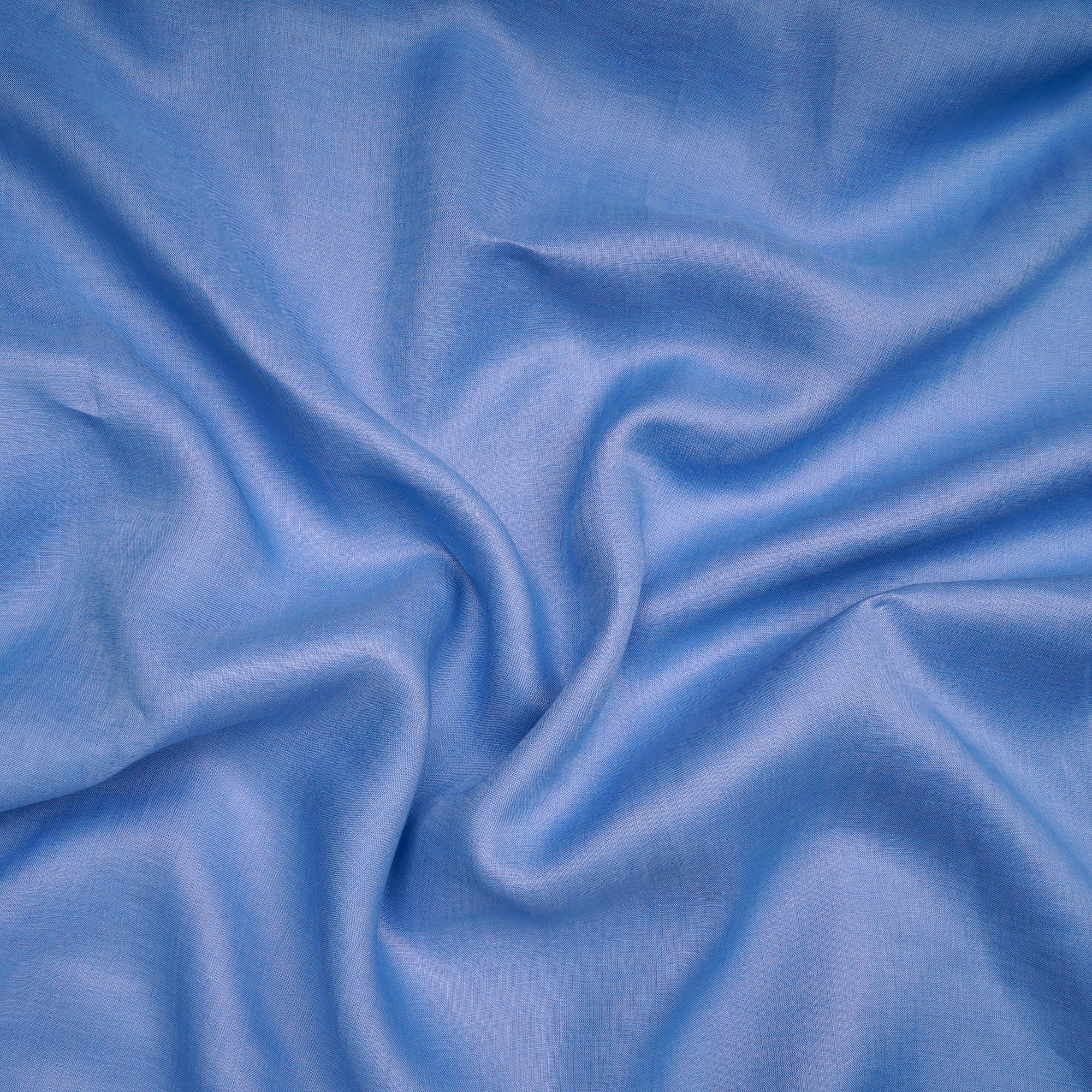 Frozen Fjord Dyed Pure Linen Fabric