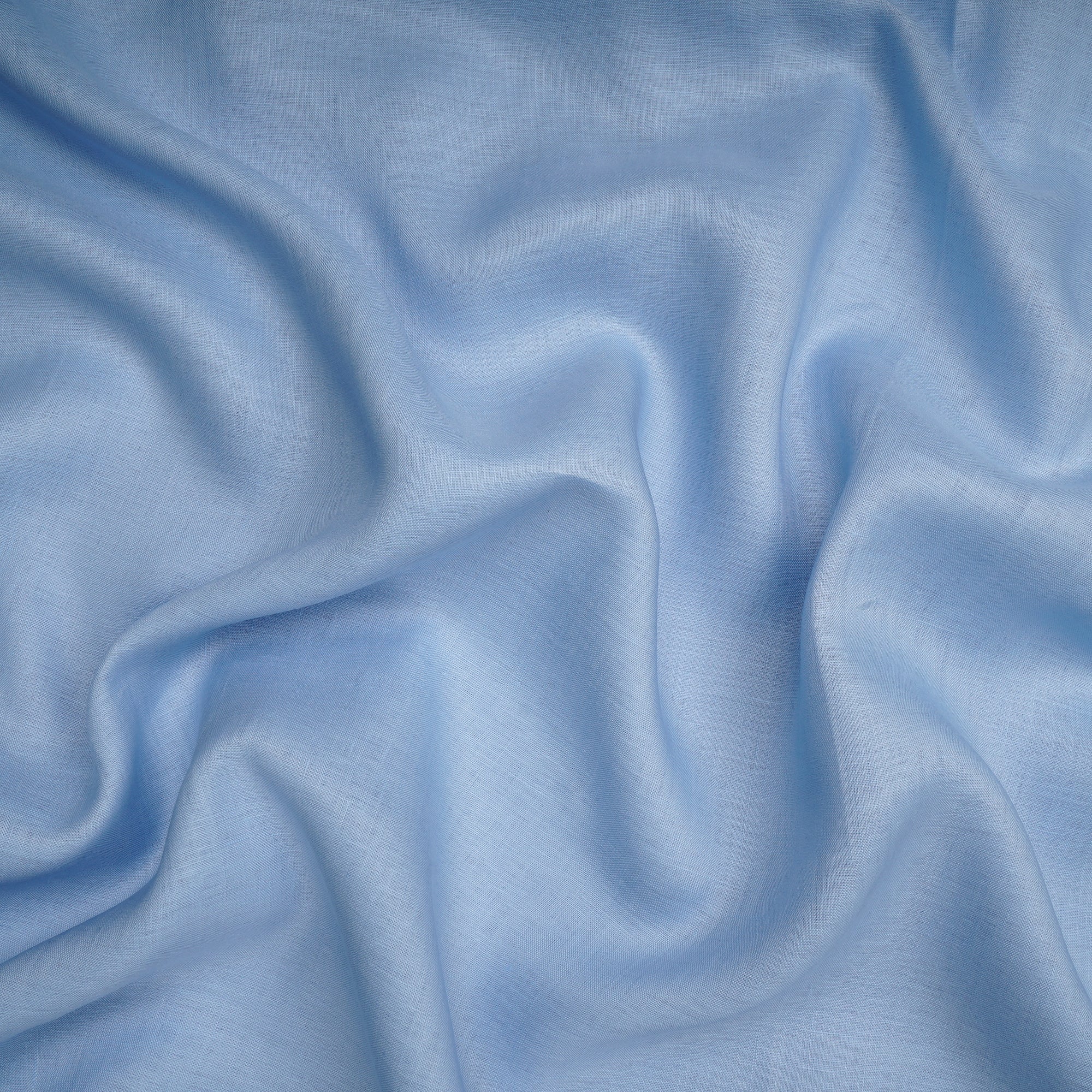 Blue Bell Dyed Pure Linen Fabric