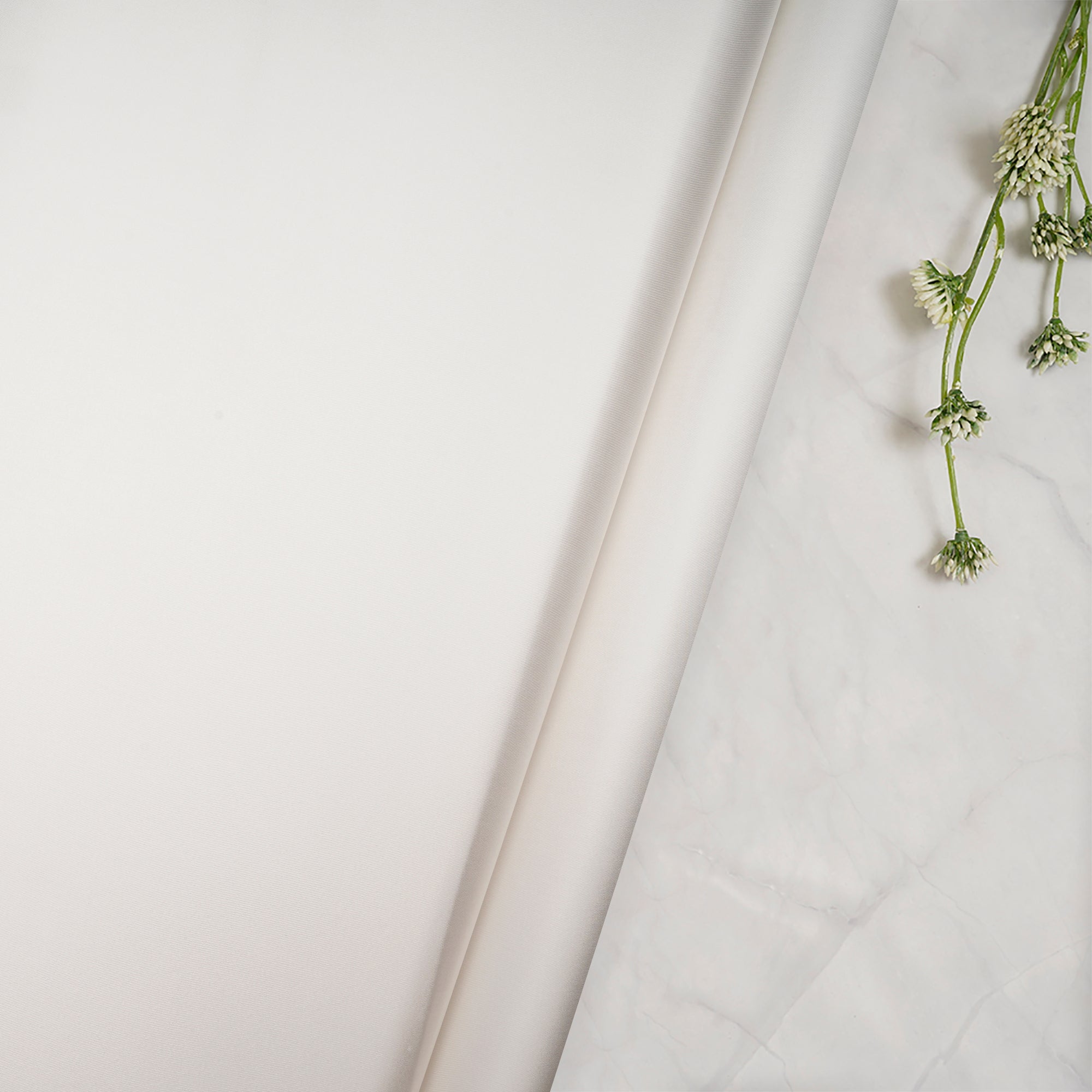 White Dyeable Viscose Satin Fabric