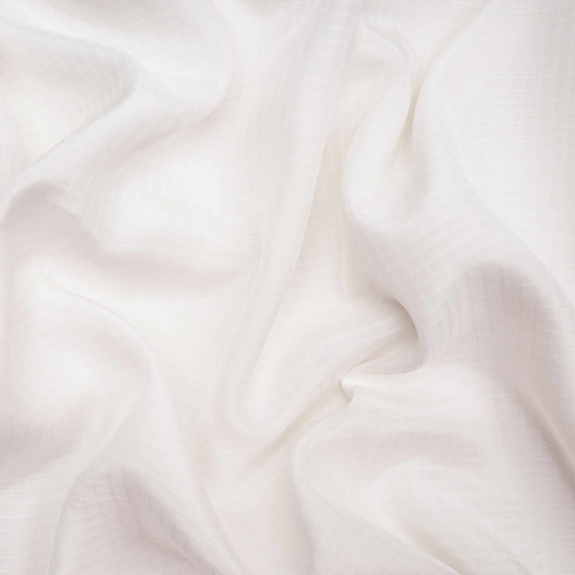 White Dyeable Checks Pattern Viscose Muslin Fabric