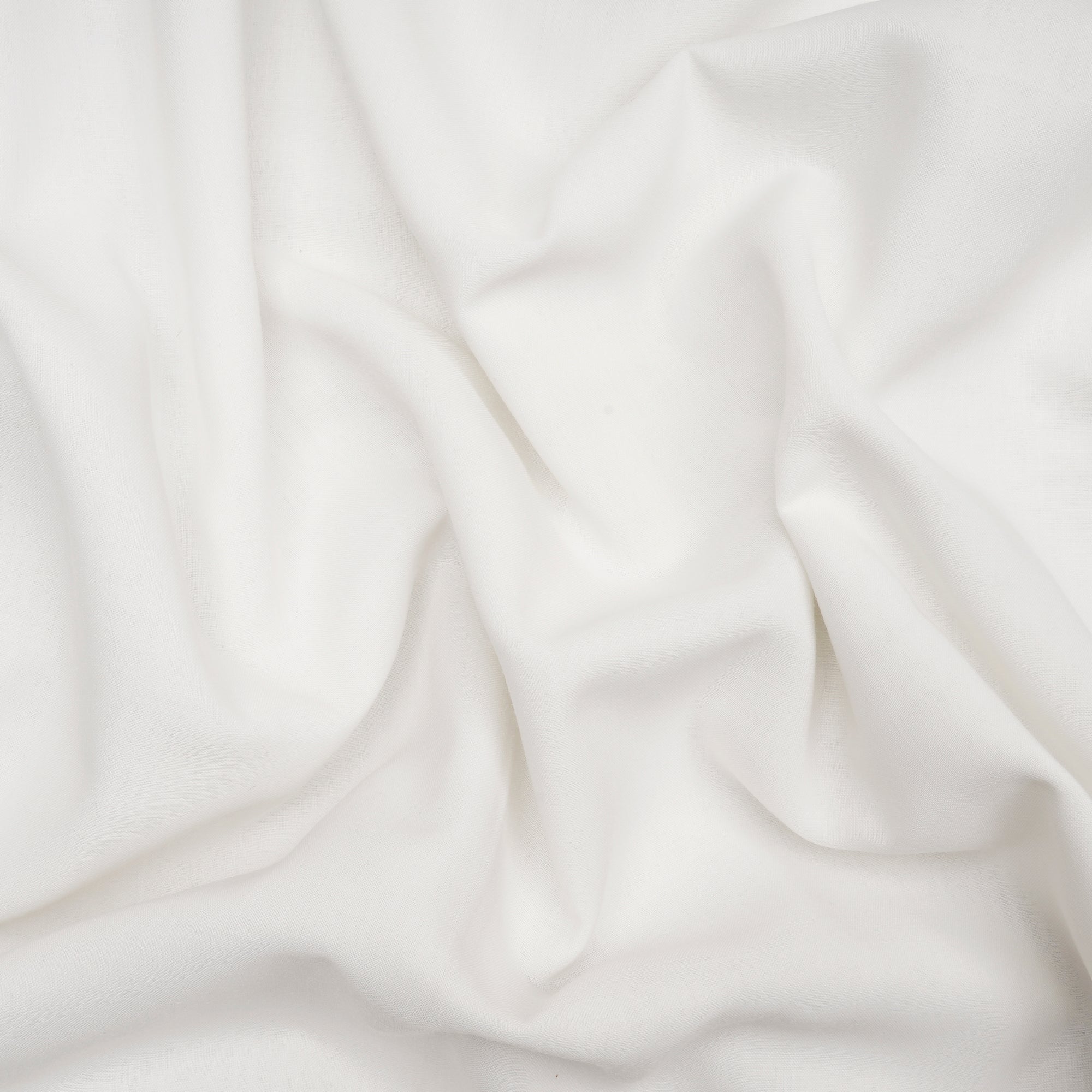 White Mill Dyed High Twist Poly Voile Fabric