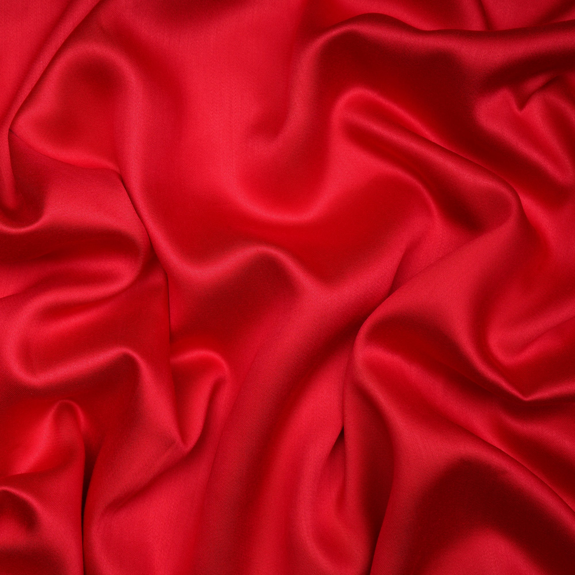 Red Color Piece Dyed Modal Satin Fabric