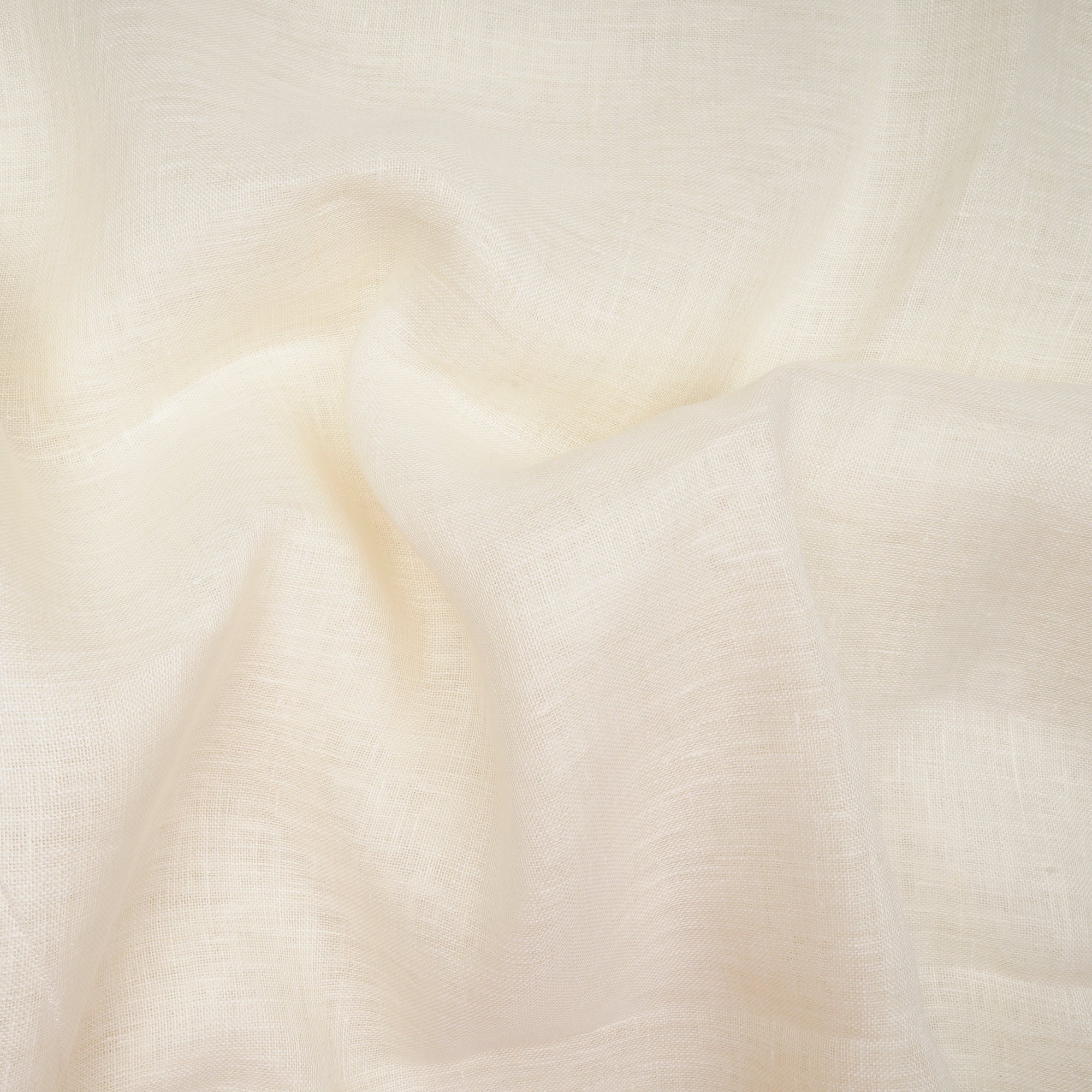 White Dyeable Pure Gauze Linen Fabric