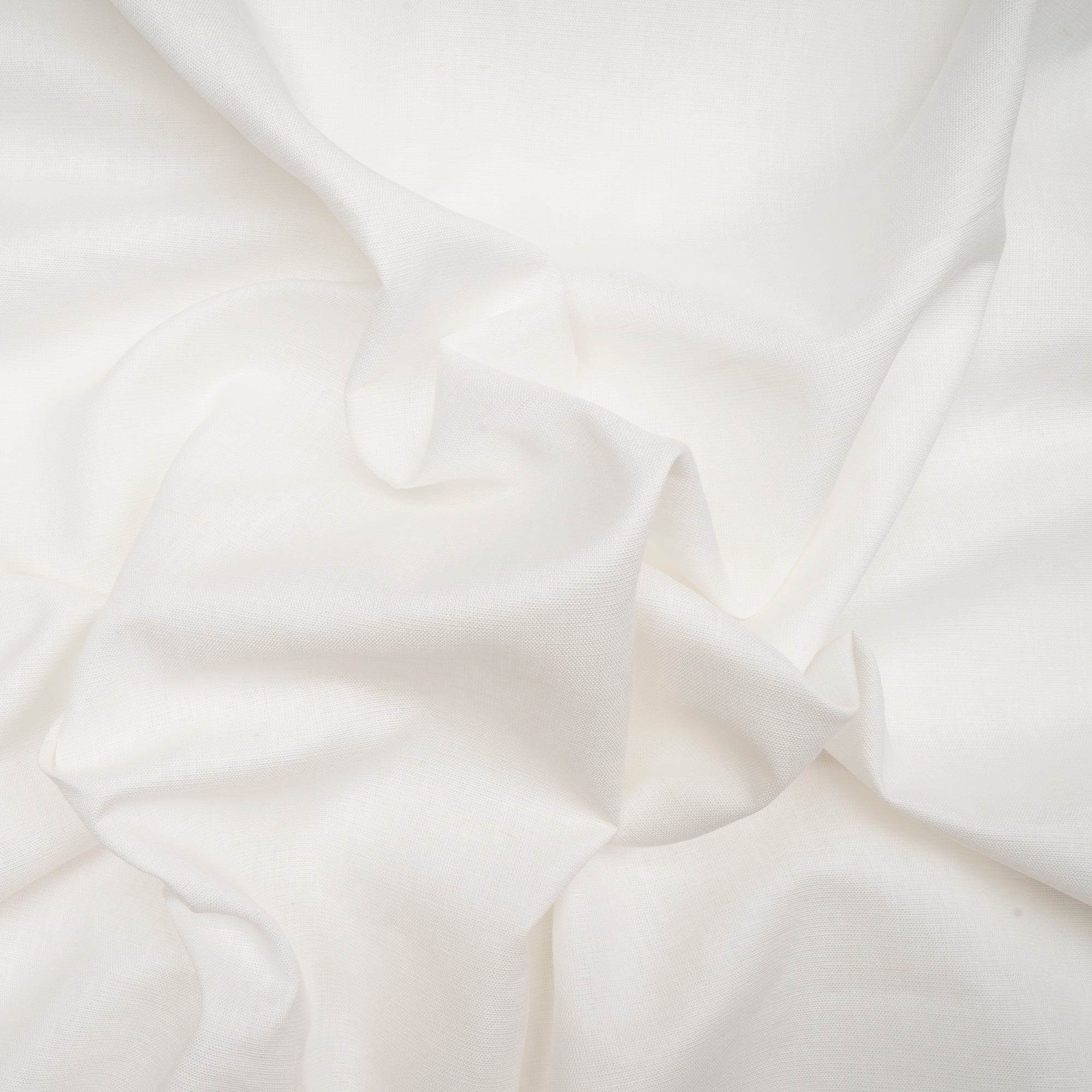 White Dyeable Cotton Flax Fabric