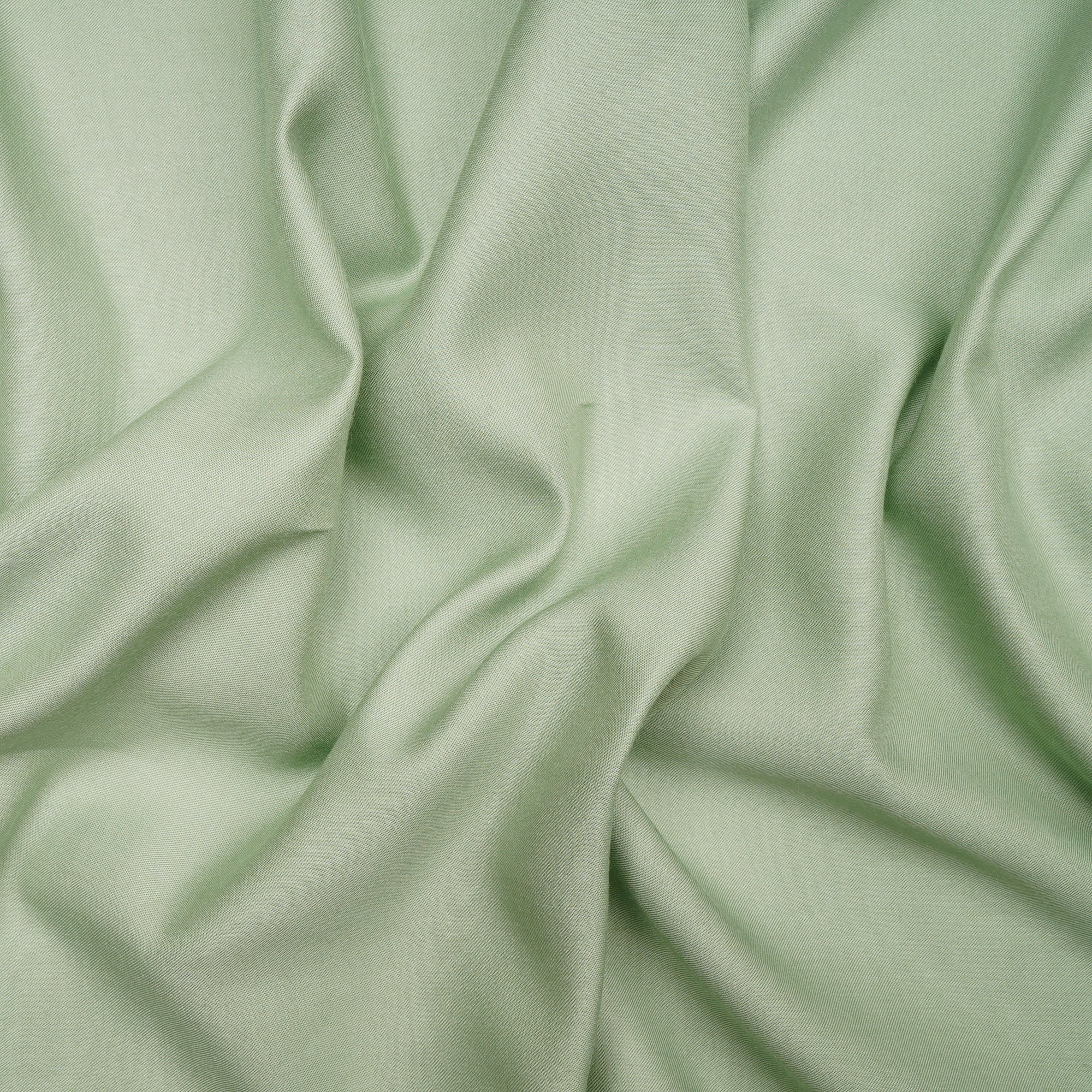 Pastel Green Viscose Modal Satin Fabric