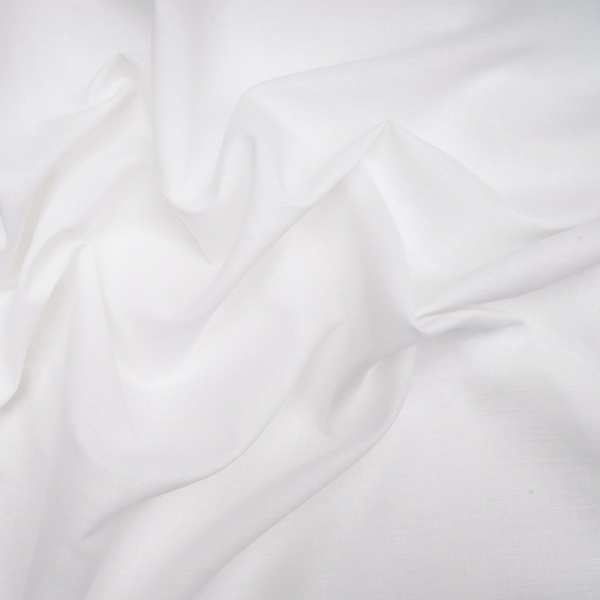 White Dyeable Plain Mill Made Cotton Linen Fabric