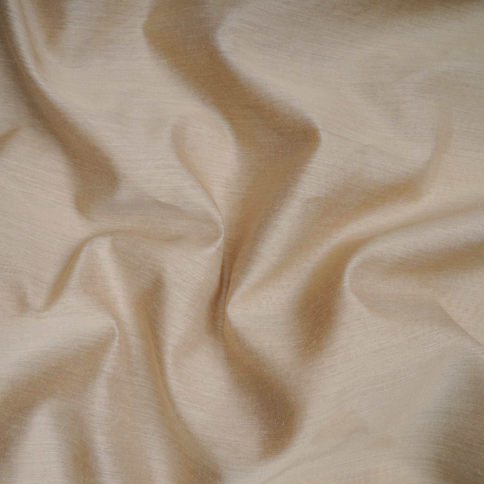 Natural Beige Dyeable Handwoven Muga Kora Silk Fabric