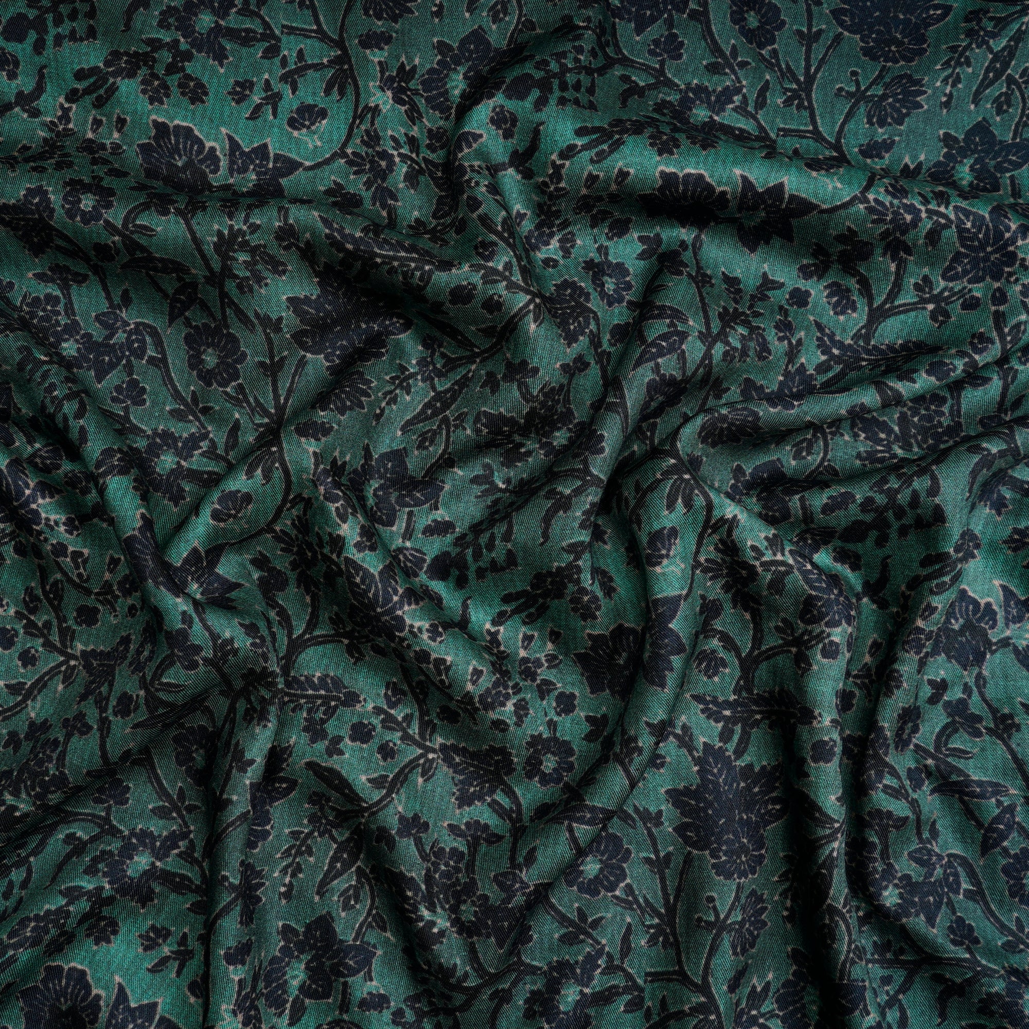 Feldspar Floral Pattern Digital Print Tencel Modal Twill Fabric