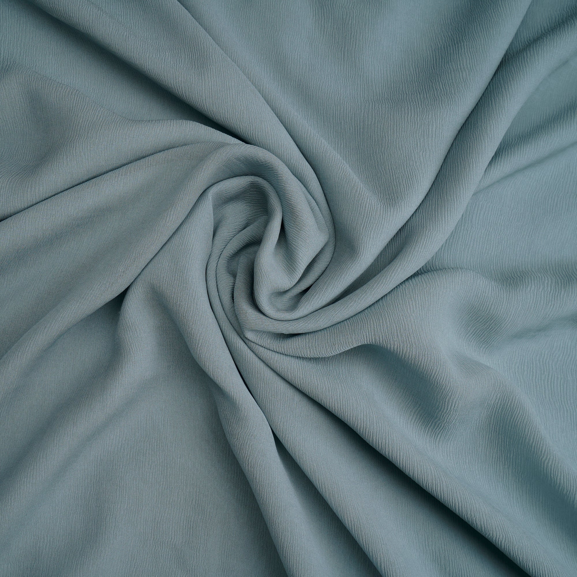 Grey Color Piece Dyed Chiffon Silk Fabric