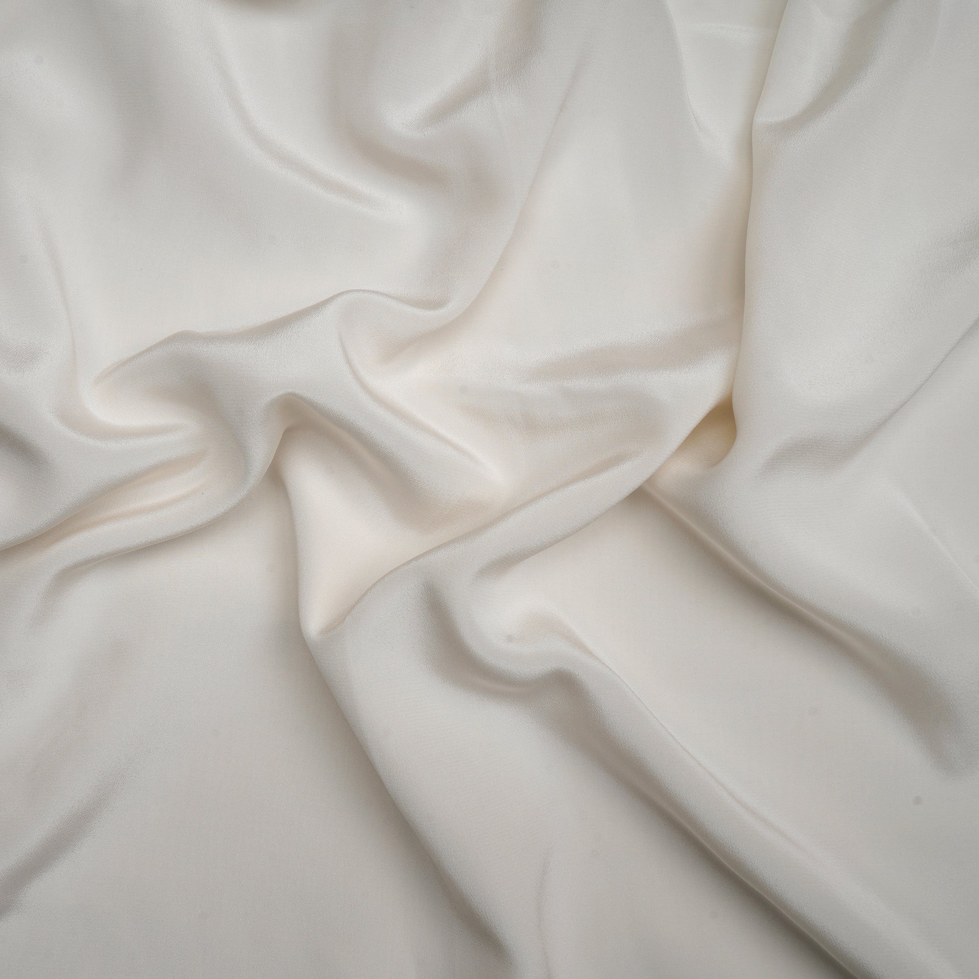 White Dyeable 100 GLM Imported Crepe Silk Fabric