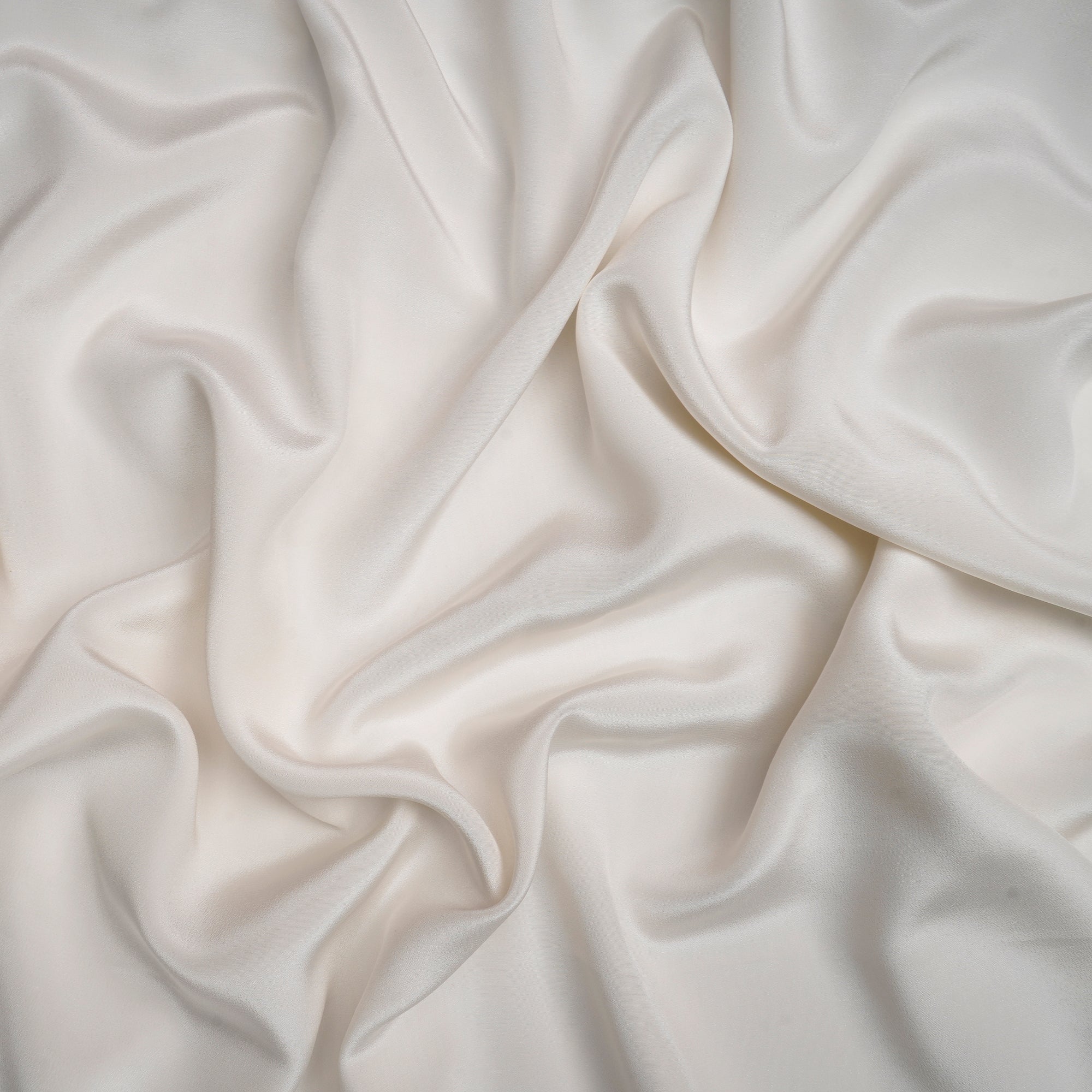 White Dyeable 80 GLM Imported Double Georgette Silk Fabric