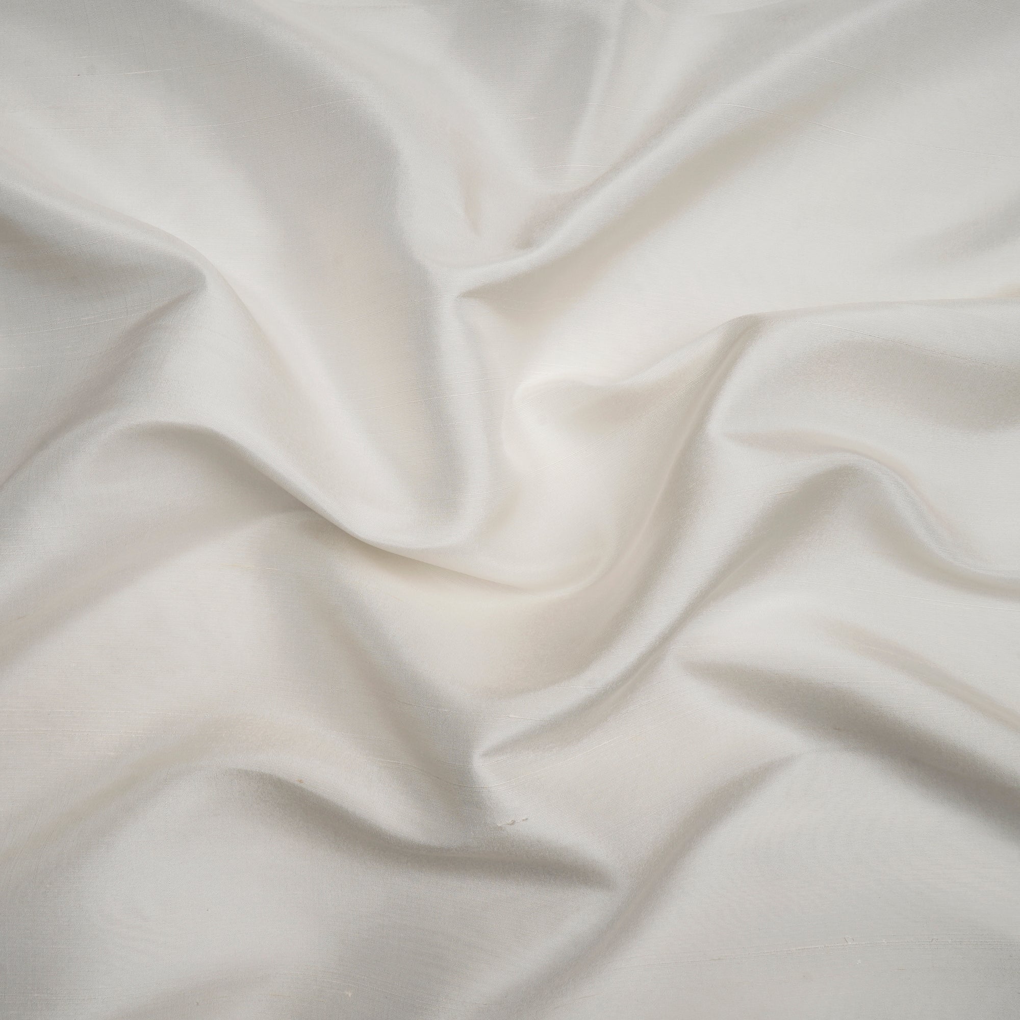 White Dyeable 80 GLM Imported Slubless Dupion Silk Fabrics