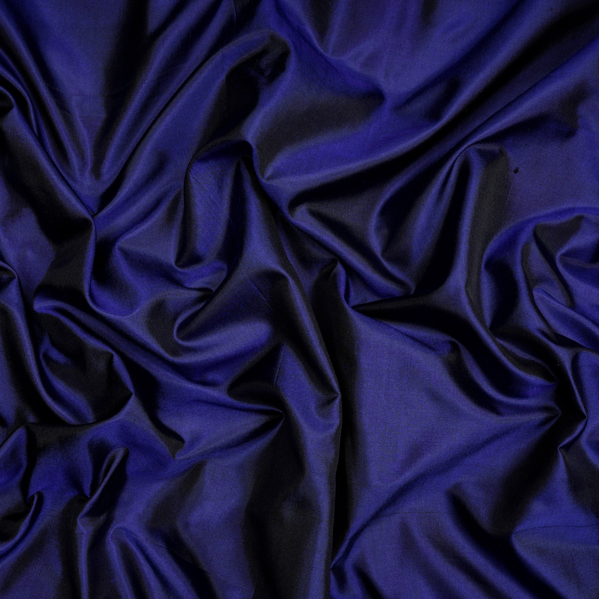 Indigo Color Bangalore Silk Fabric