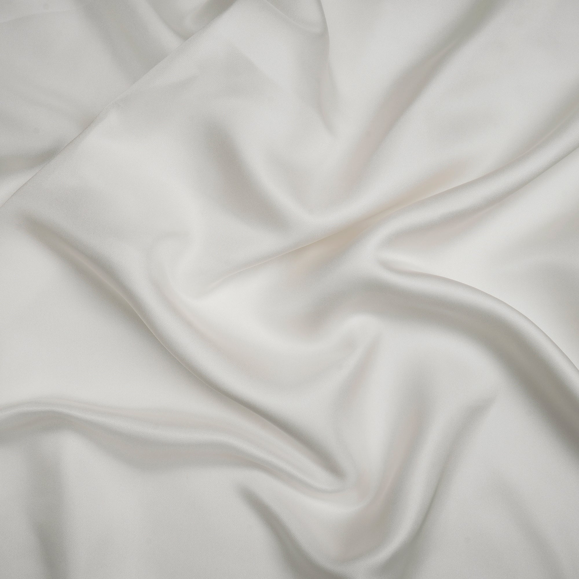 White Dyeable Imported 60 GLM Twill Silk Fabric