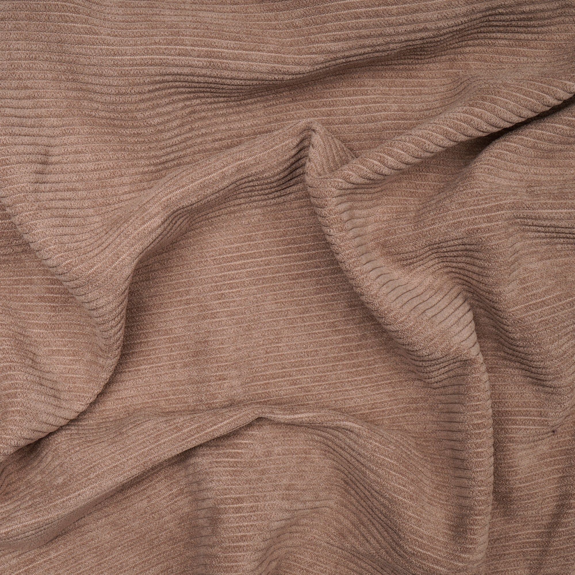 Warm Taupe Imported Cotton Corduroy Fabric (60" Wide)