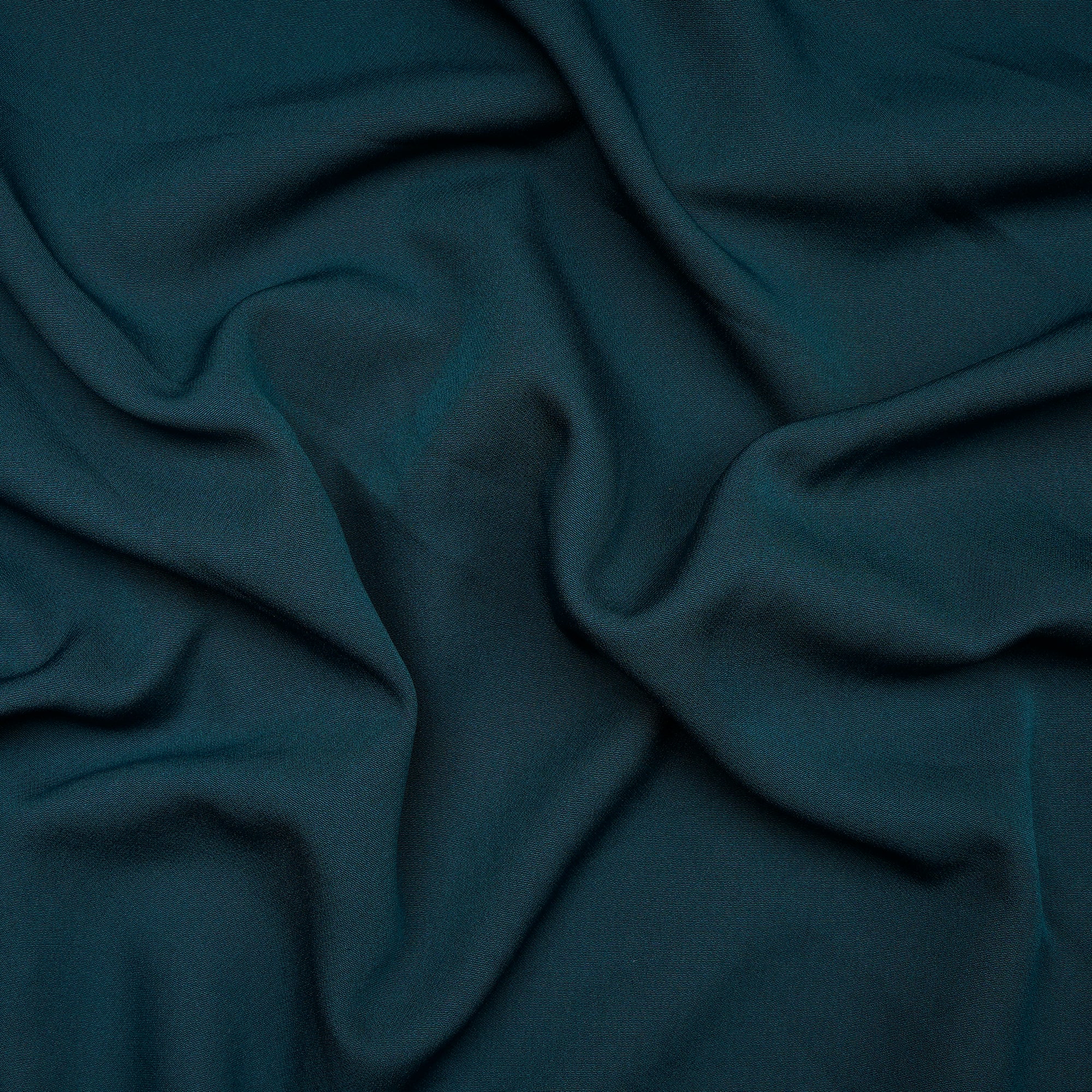 Colonial Blue Solid Dyed Imported Banana Crepe Fabric (60" Width)