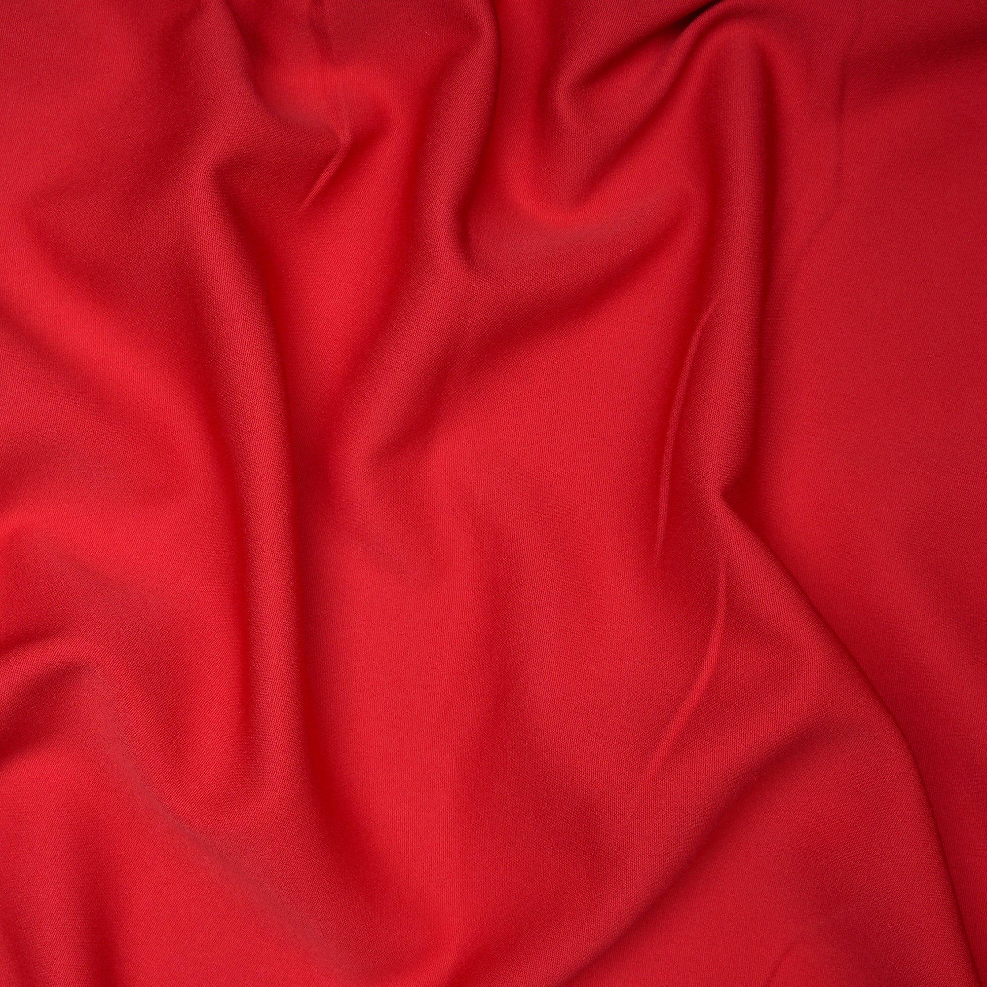 Red Solid Dyed Imported Banana Crepe Fabric (60" Width)