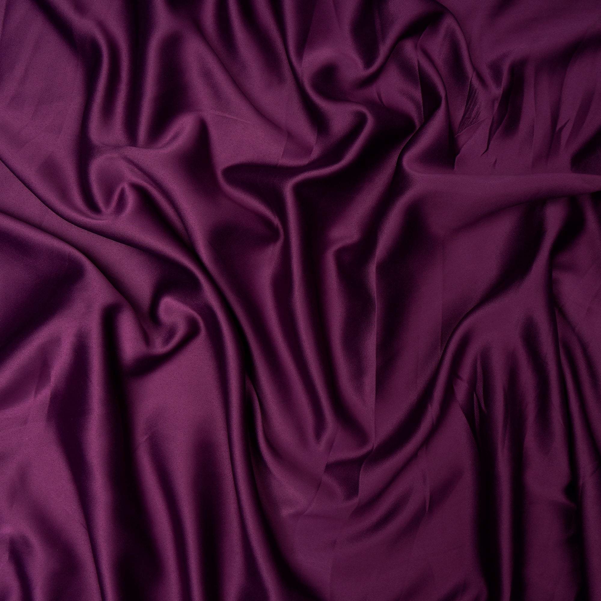 Amethyst Solid Dyed Imported Armani Satin Fabric (60" Width)