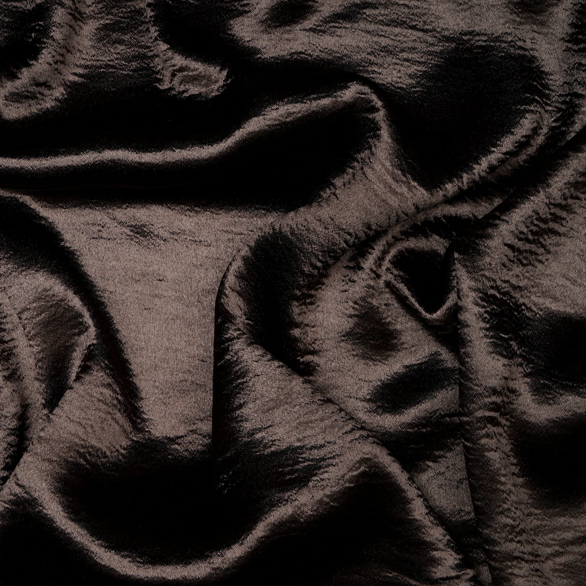 Dark Chocolate Solid Dyed Imported Lido Satin Fabric (60" Width)