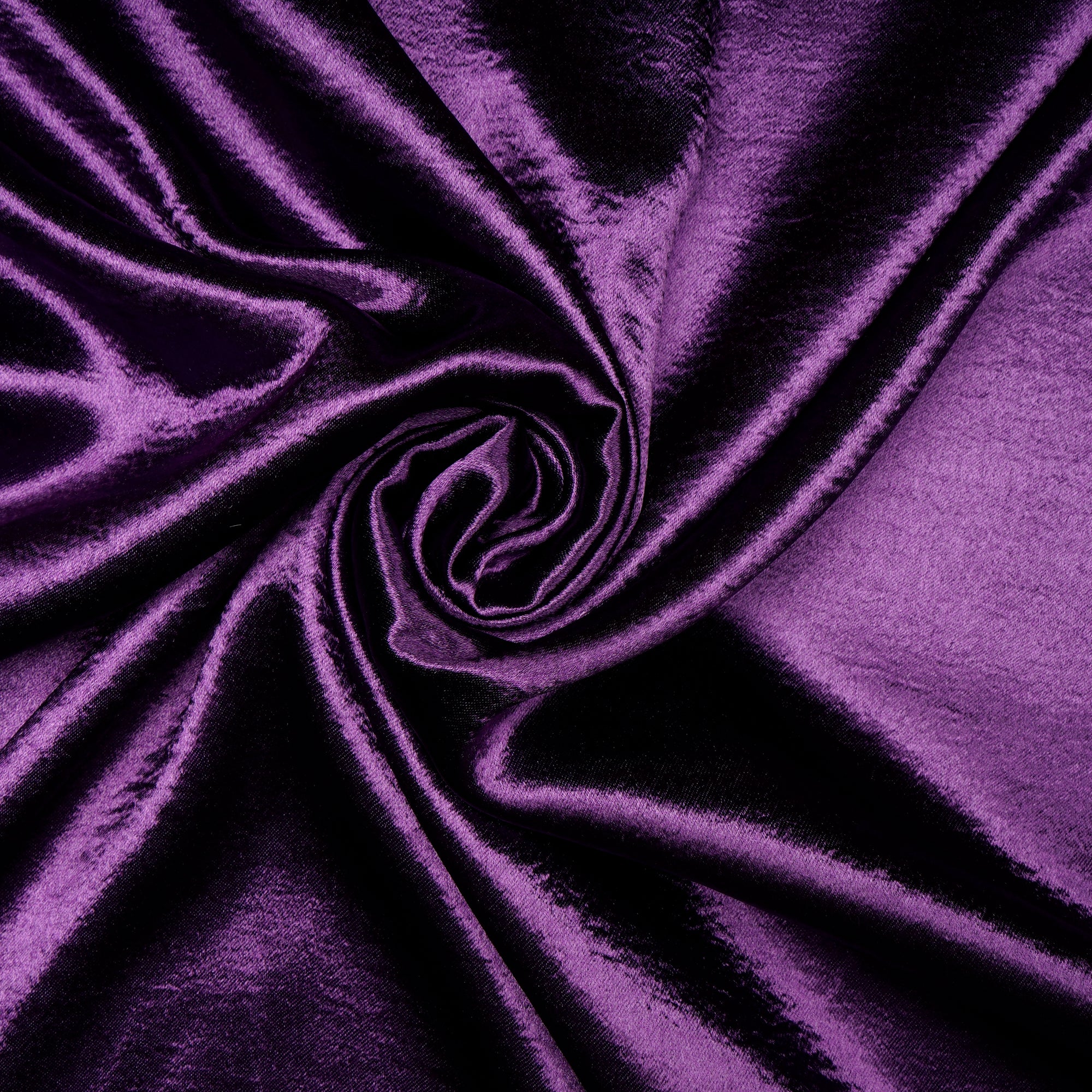 Spiced Plum Solid Dyed Imported Lido Satin Fabric (60" Width)