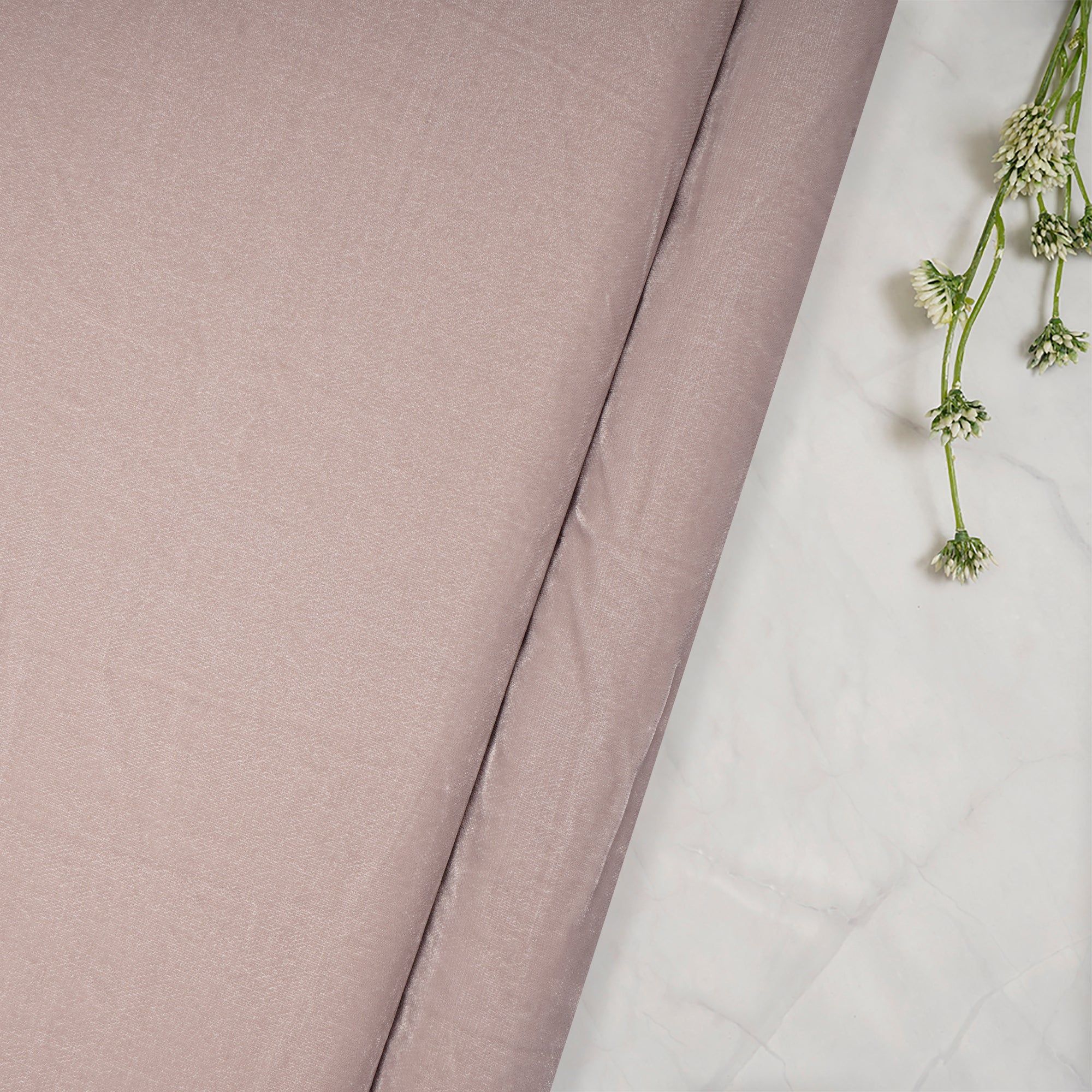 White Sand Imported Micro Velvet Fabric (44" Width)