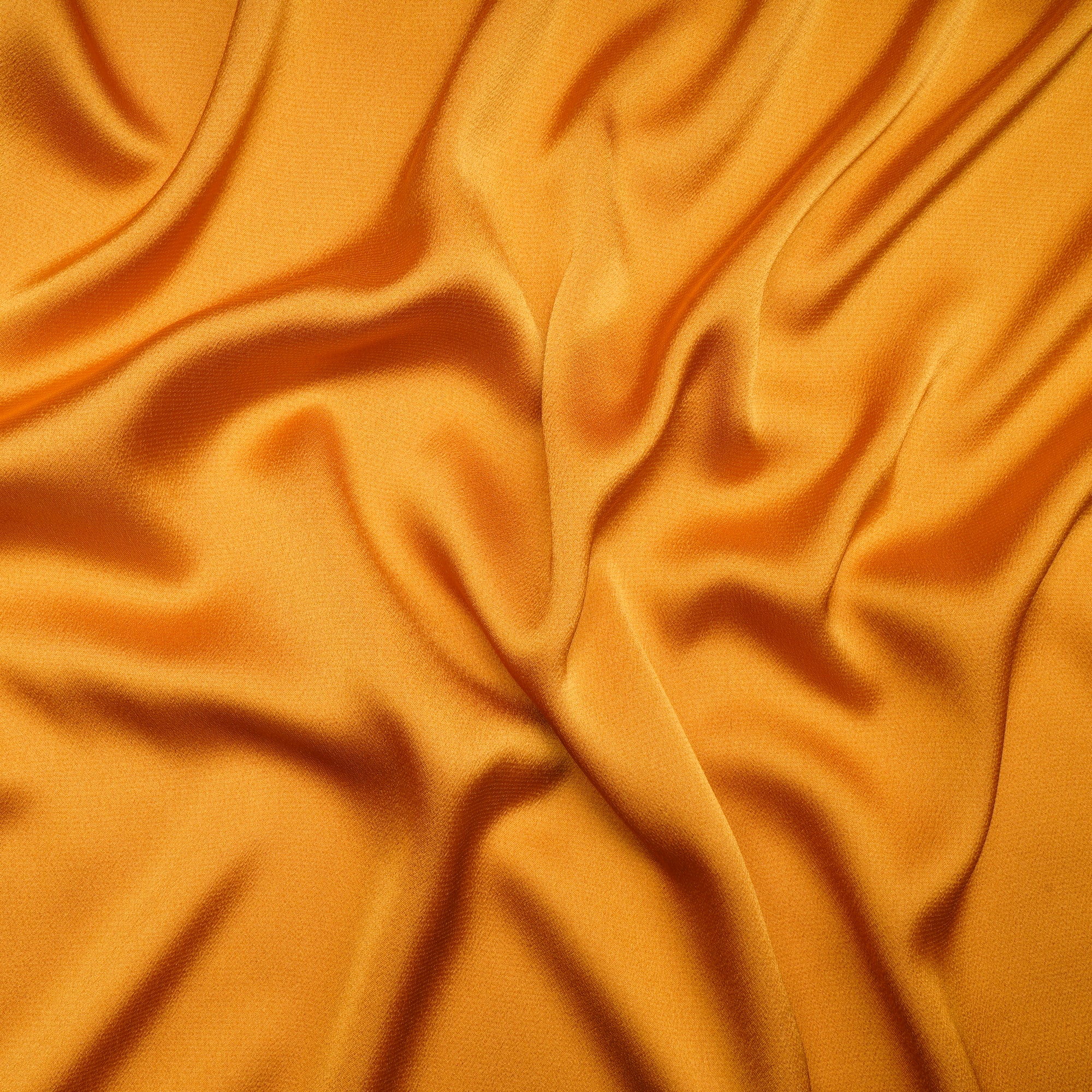 Sunflower Solid Dyed Imported Nirvana Satin Fabric (60" Width)