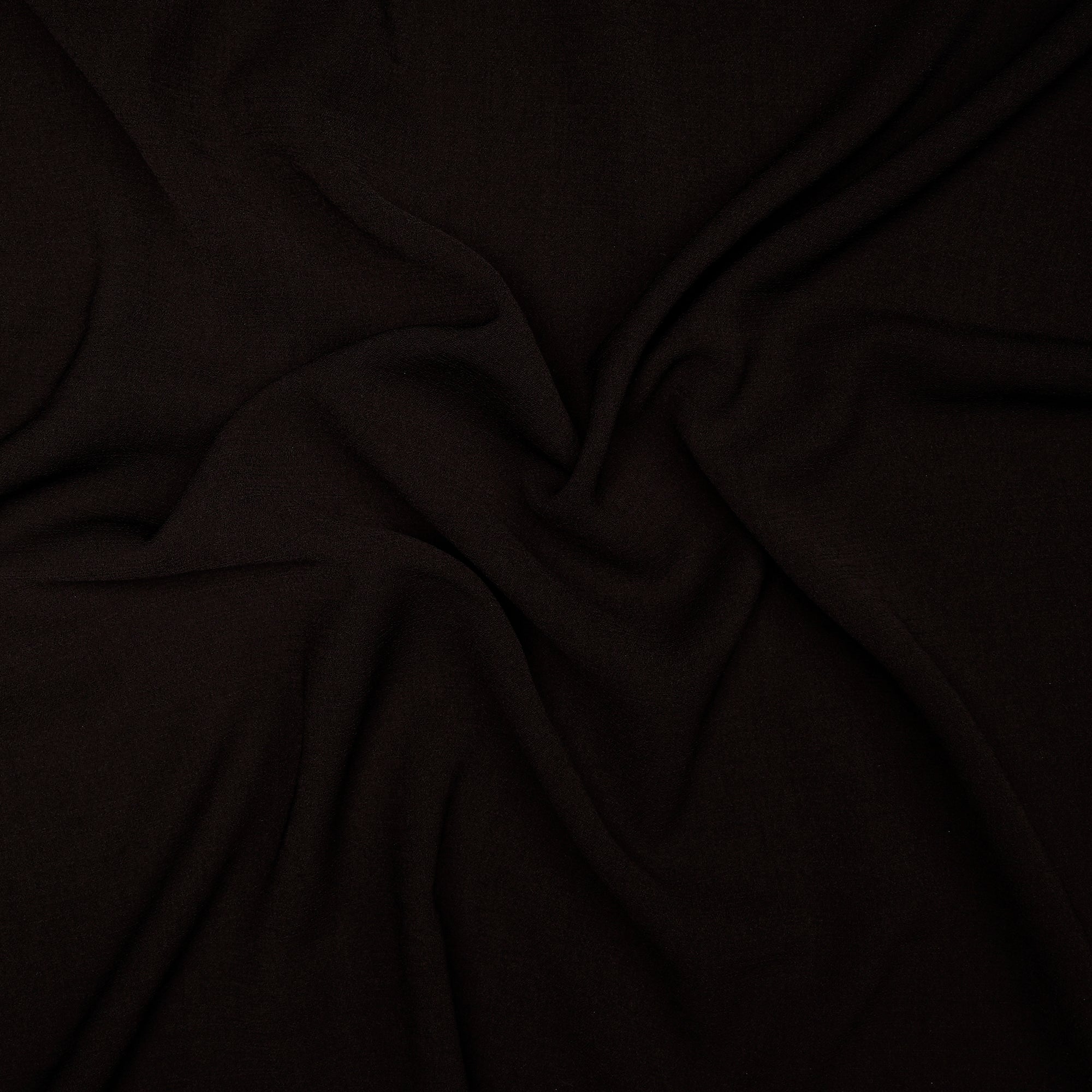 Deep Brown Solid Dyed Imported Heavy Slub Fabric (60" Width)