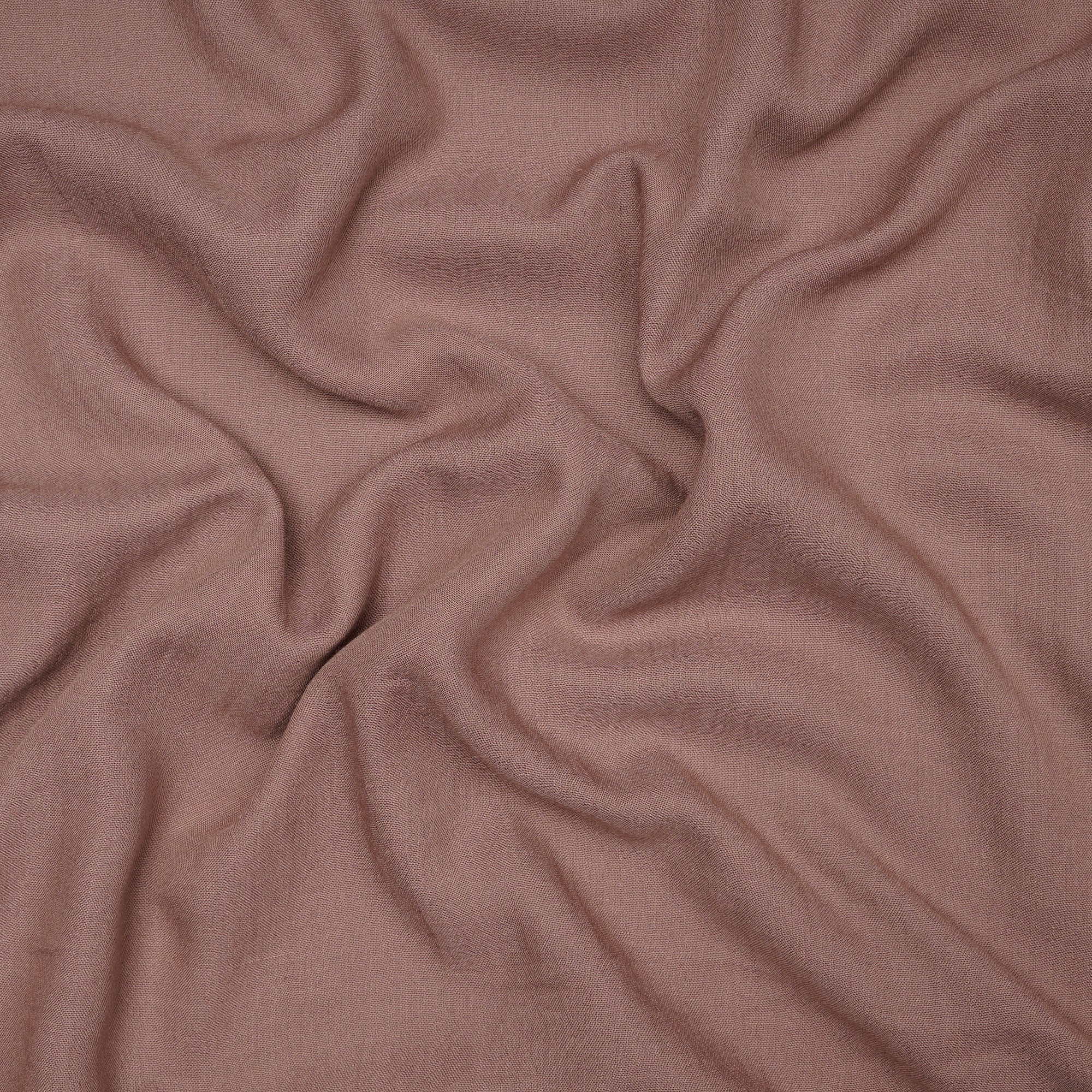 Light Brown Solid Dyed Imported Ice Voile Fabric (60" Width)