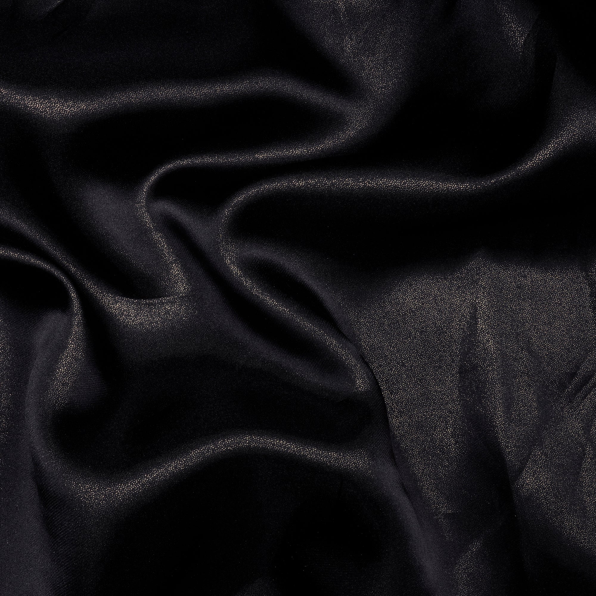 Black Imported Foil Organza Fabric (60" Width)