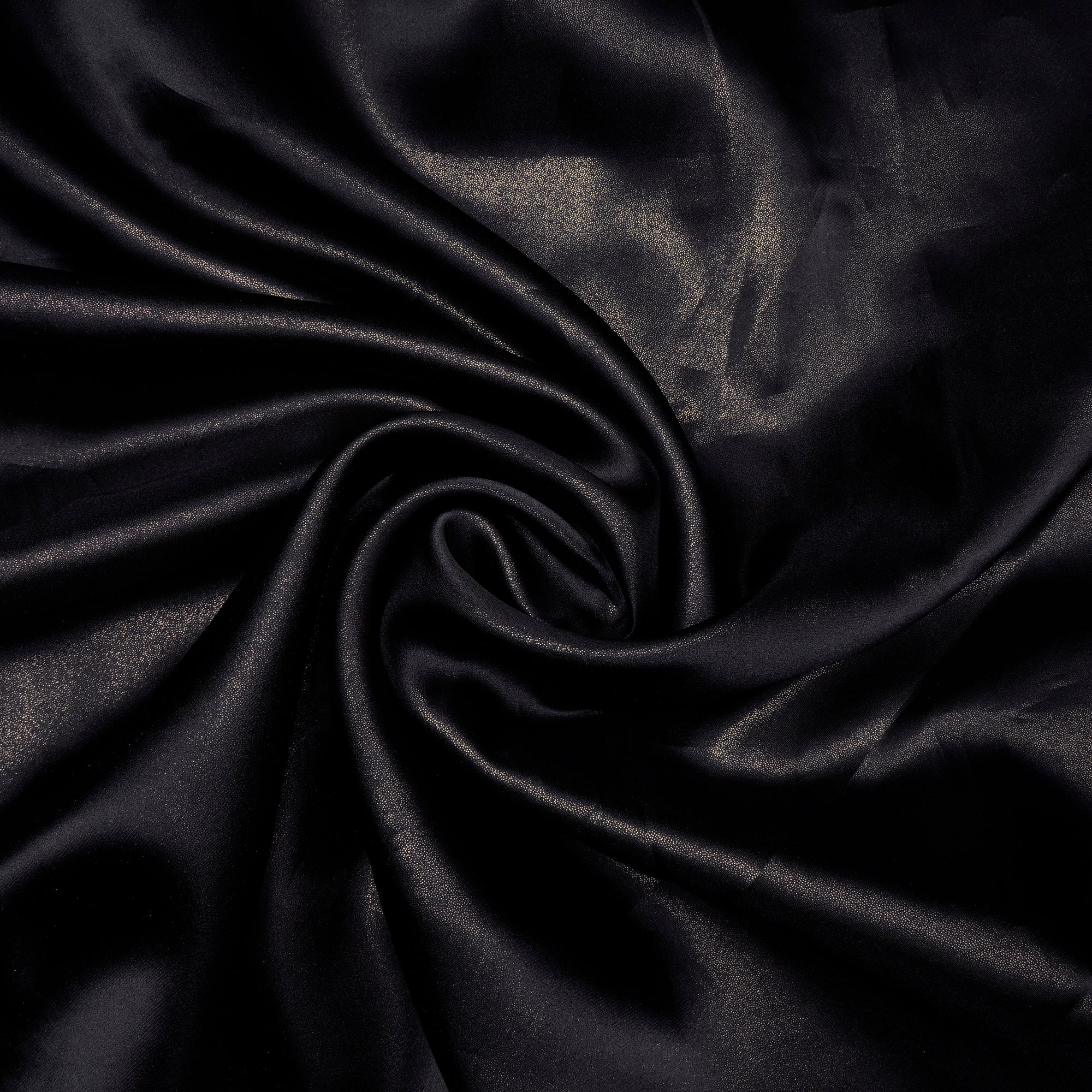 Black Imported Foil Organza Fabric (60" Width)