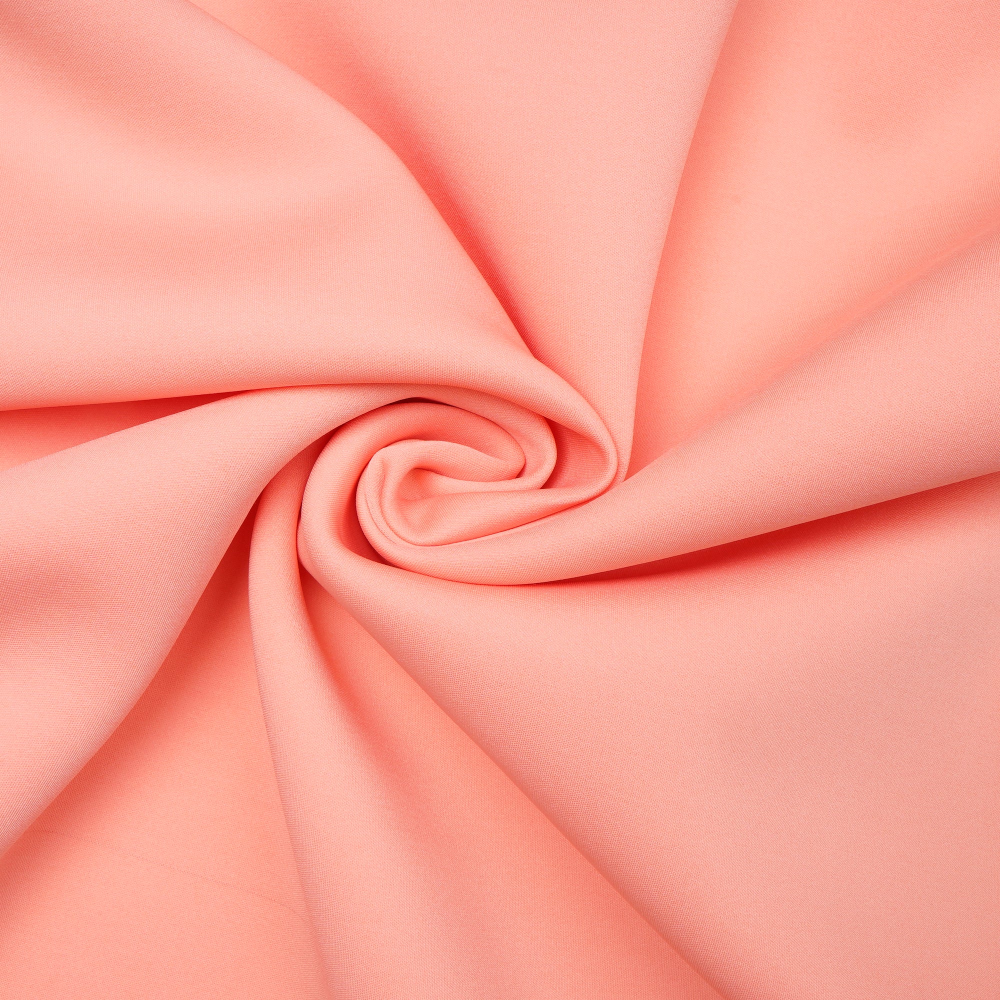 Peach Solid Dyed Imported Neoprene Fabric (60" Width)