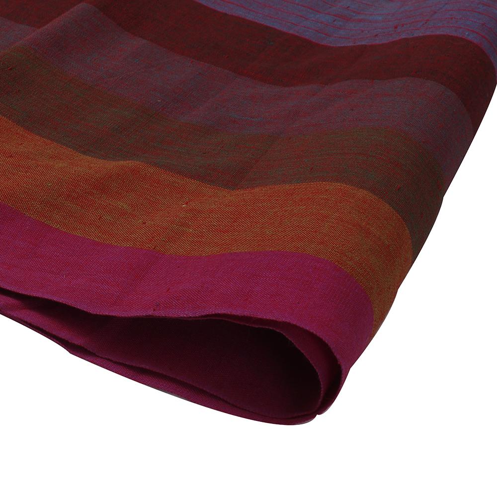 (Pre Cut 1.80 Mtr Piece) Multi Color Fancy Cotton Fabric