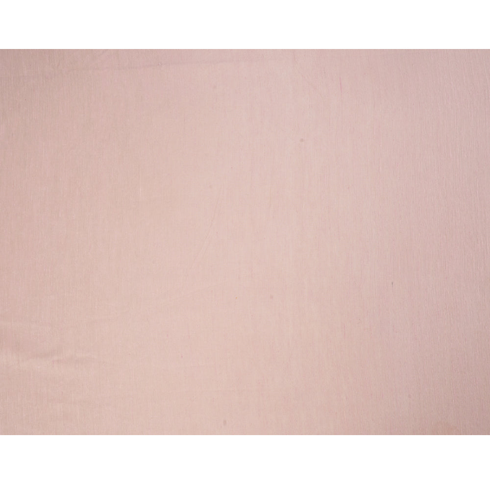 (Pre Cut 0.70 Mtr Piece) Peach Color Bemberg Linen Fabric