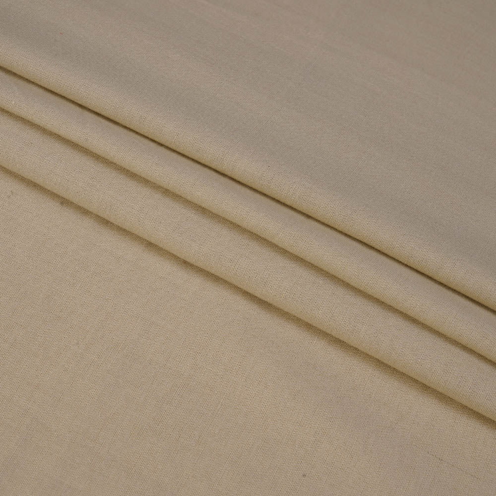 (Pre Cut 1 Mtr Piece) Cream Color Cotton Voile Fabric