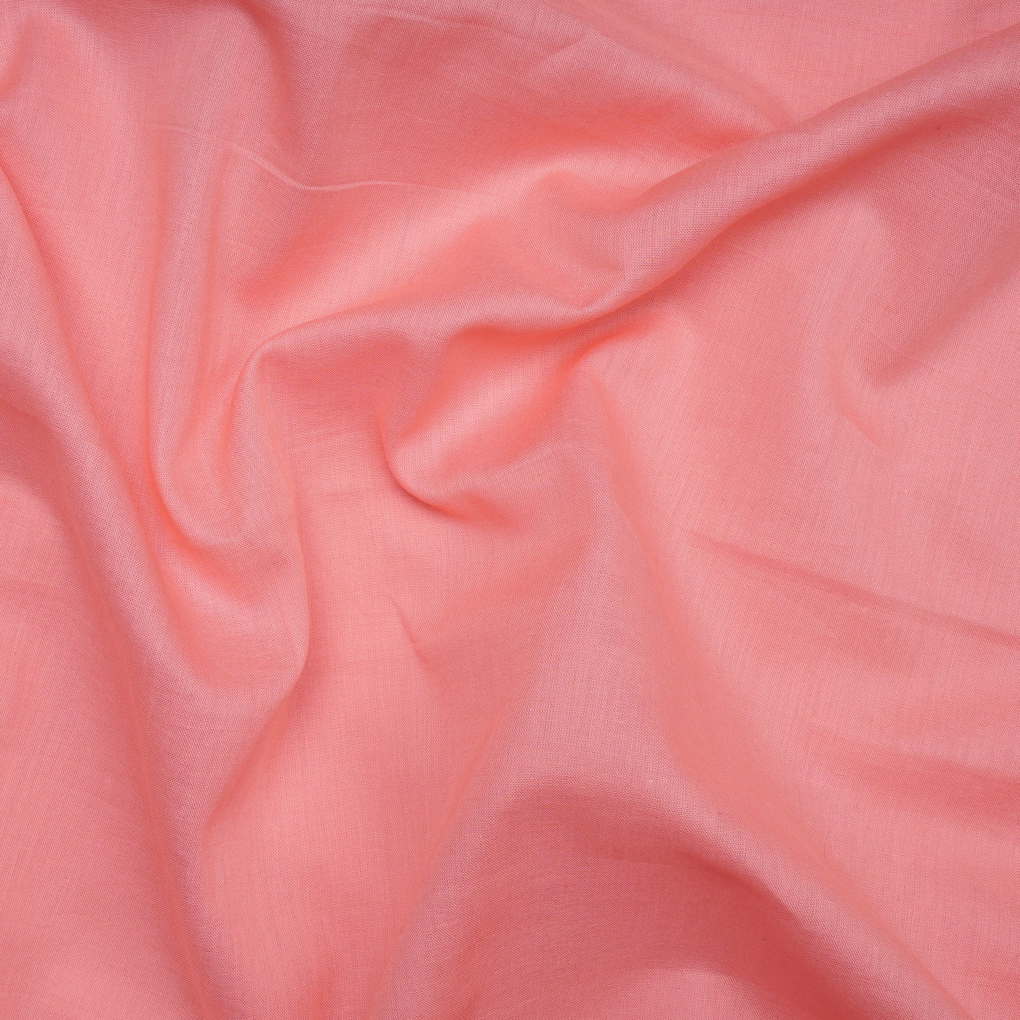 (Pre Cut 1.60 Mtr) Rose Cotton Voile Fabric