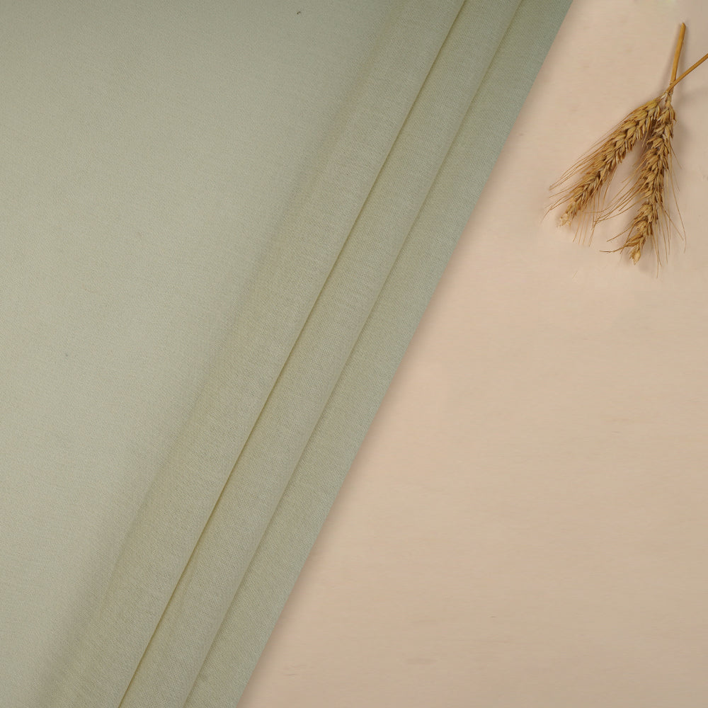 (Pre-Cut 2.60 Mtr ) Oasis Yellow Color Cotton Voile Fabric