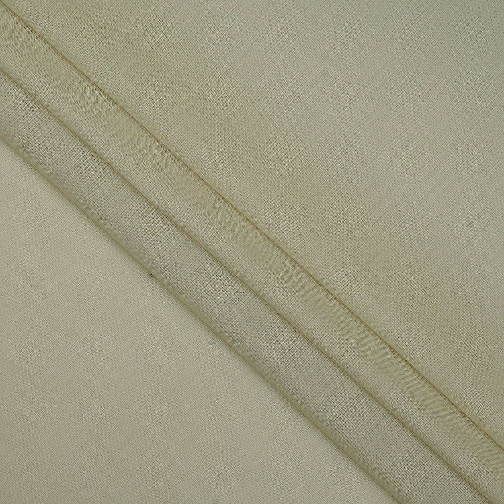 (Pre-Cut 2.60 Mtr ) Oasis Yellow Color Cotton Voile Fabric