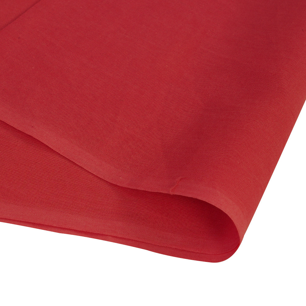 (Pre Cut 2.60 Mtr Piece) Pink Color High Twisted Cotton Voile Fabric
