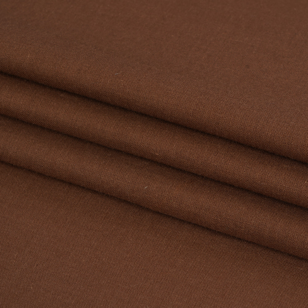 (Pre Cut 2.75 Mtr Piece) Iron Grey Color High Twisted Cotton Voile Fabric