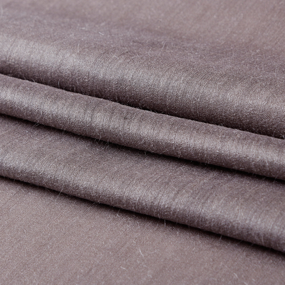 (Pre Cut 0.45 Mtr Piece) Grey Color Muga Kora Fabric