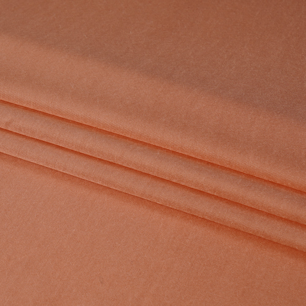 (Pre Cut 1.40 Mtr Piece) Salmon Color Modal Satin Fabric