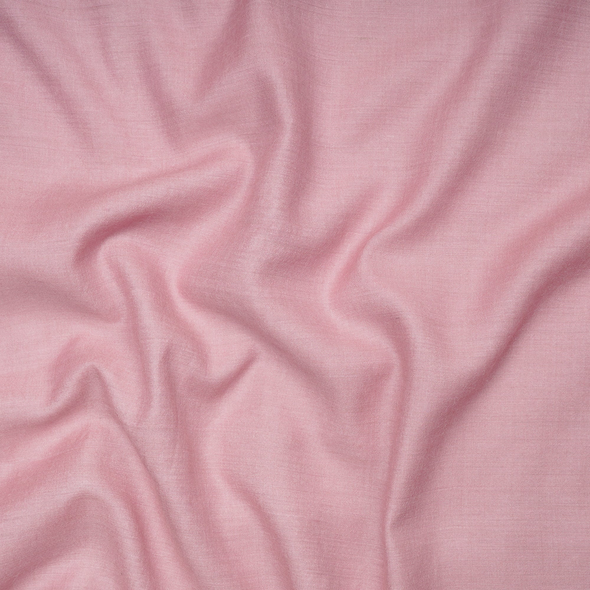 ( Pre Cut 3.05 Mtr ) Pink Tussar Silk Muga Fabric