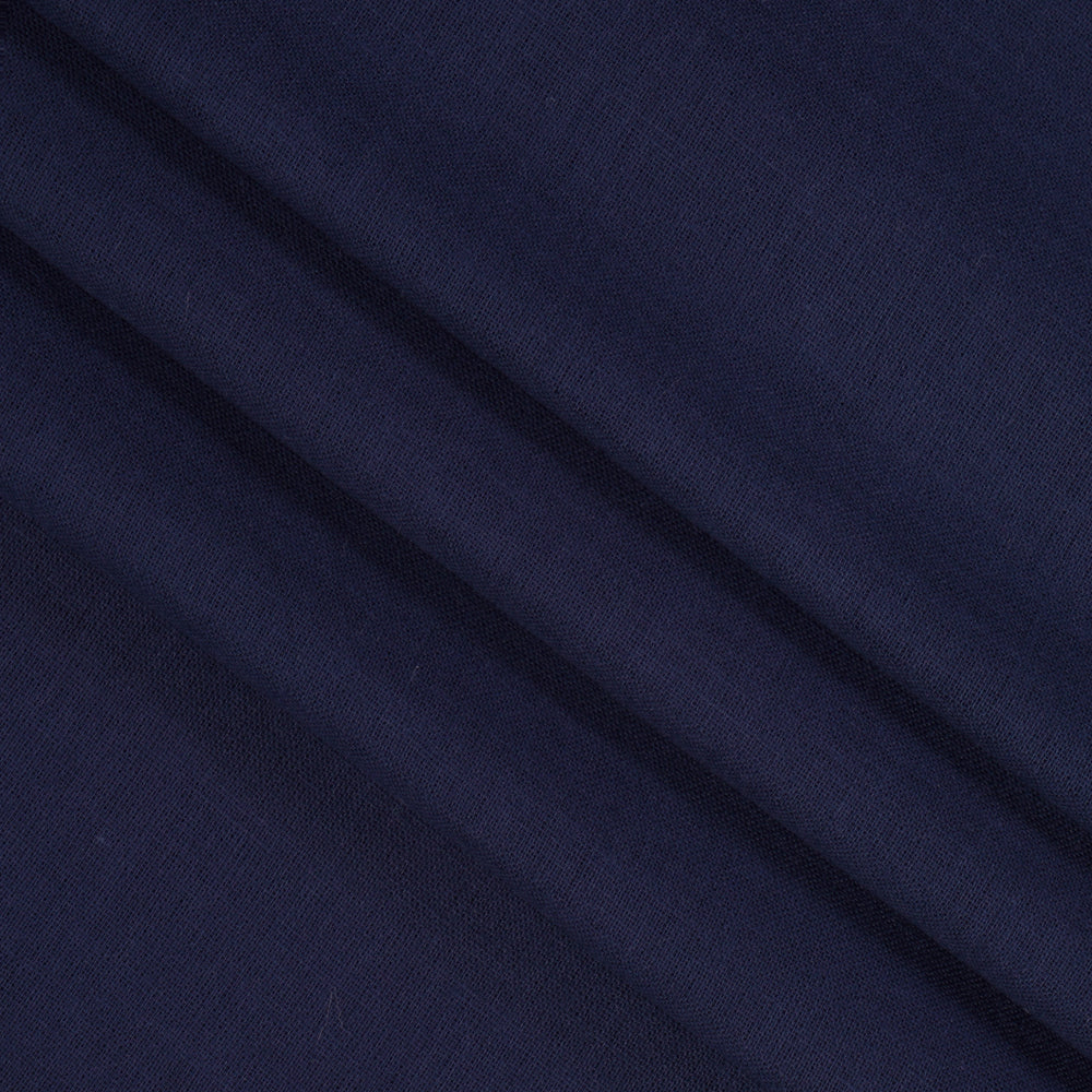 (Pre-Cut 1.50 Mtr) Navy Color Premium Cotton Mulmul Fabric
