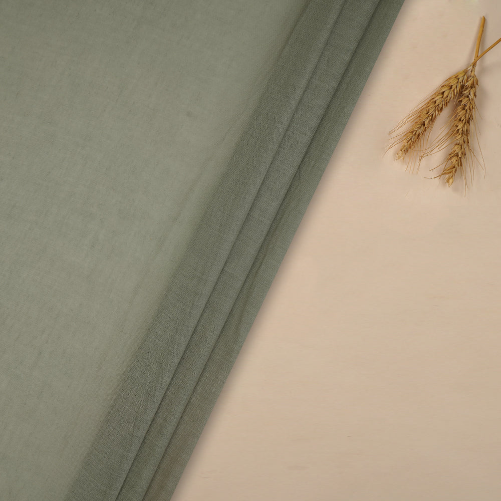 (Pre-Cut 1.70 Mtr ) Grey Color Premium Cotton Voile Fabric